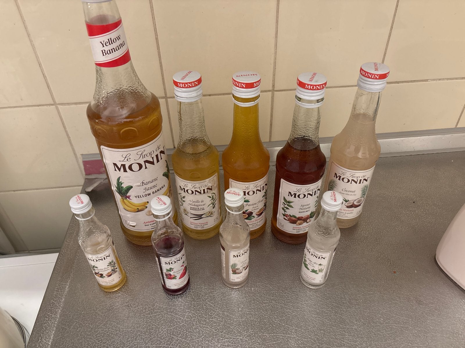 monin siroopjes, Ophalen of Verzenden