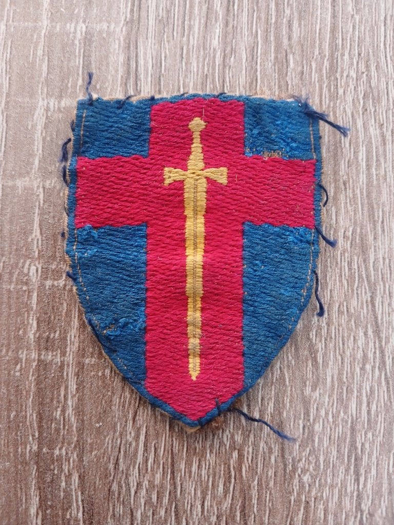 Rhine Army Troops Arm Sleeve., Verzamelen, Militaria | Tweede Wereldoorlog, Ophalen of Verzenden, Landmacht, Engeland, Embleem of Badge