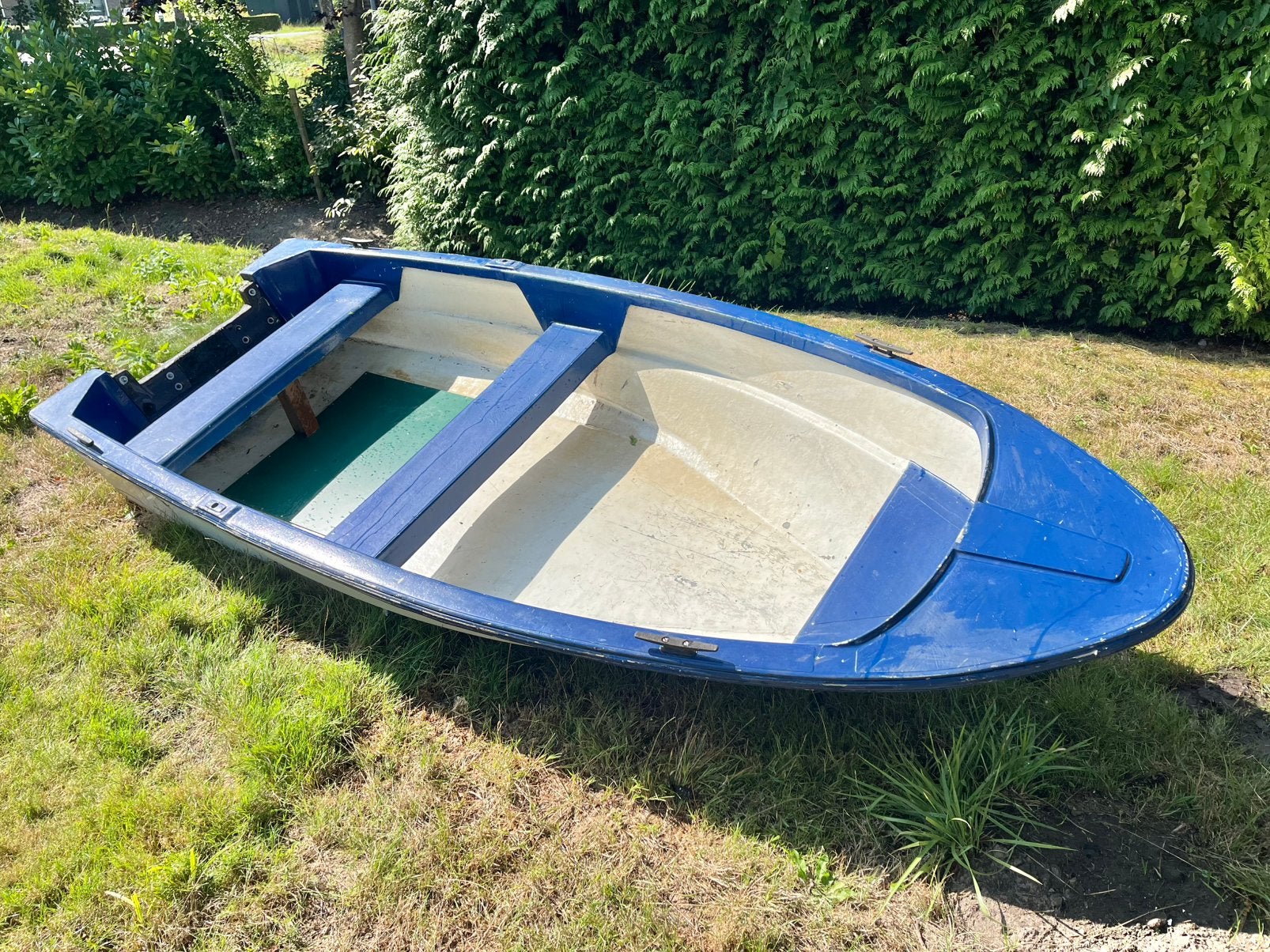 Polyester 5 a 6 persoons boot met bbmotor 9,9 pk, Watersport en Boten, Ophalen of Verzenden, Zo goed als nieuw, Overige typen