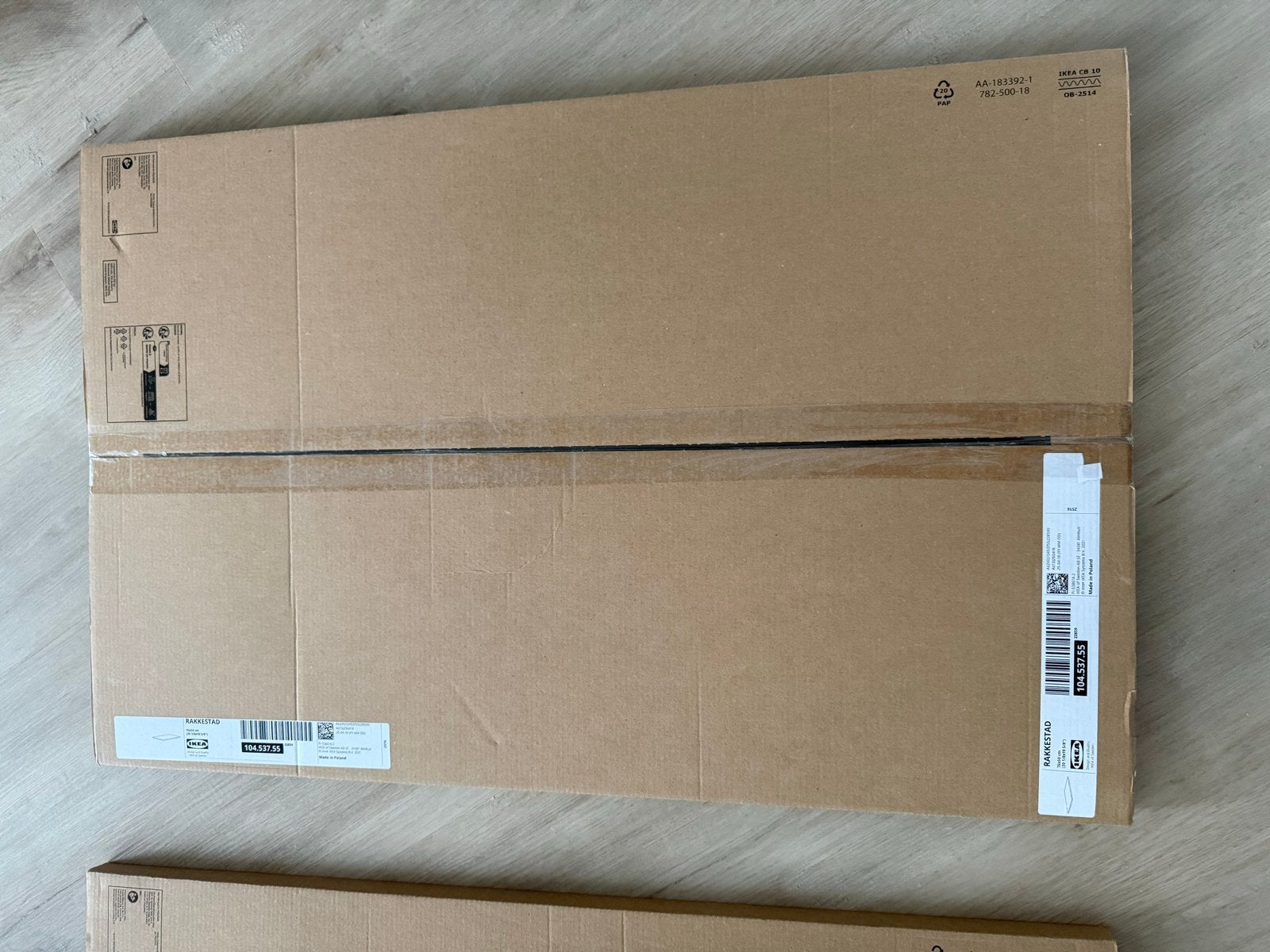IKEA RAKKESTAD Kledingkast Bruin/Zwart - Nieuw in doos, Ophalen, Met plank(en), Nieuw, 50 tot 100 cm