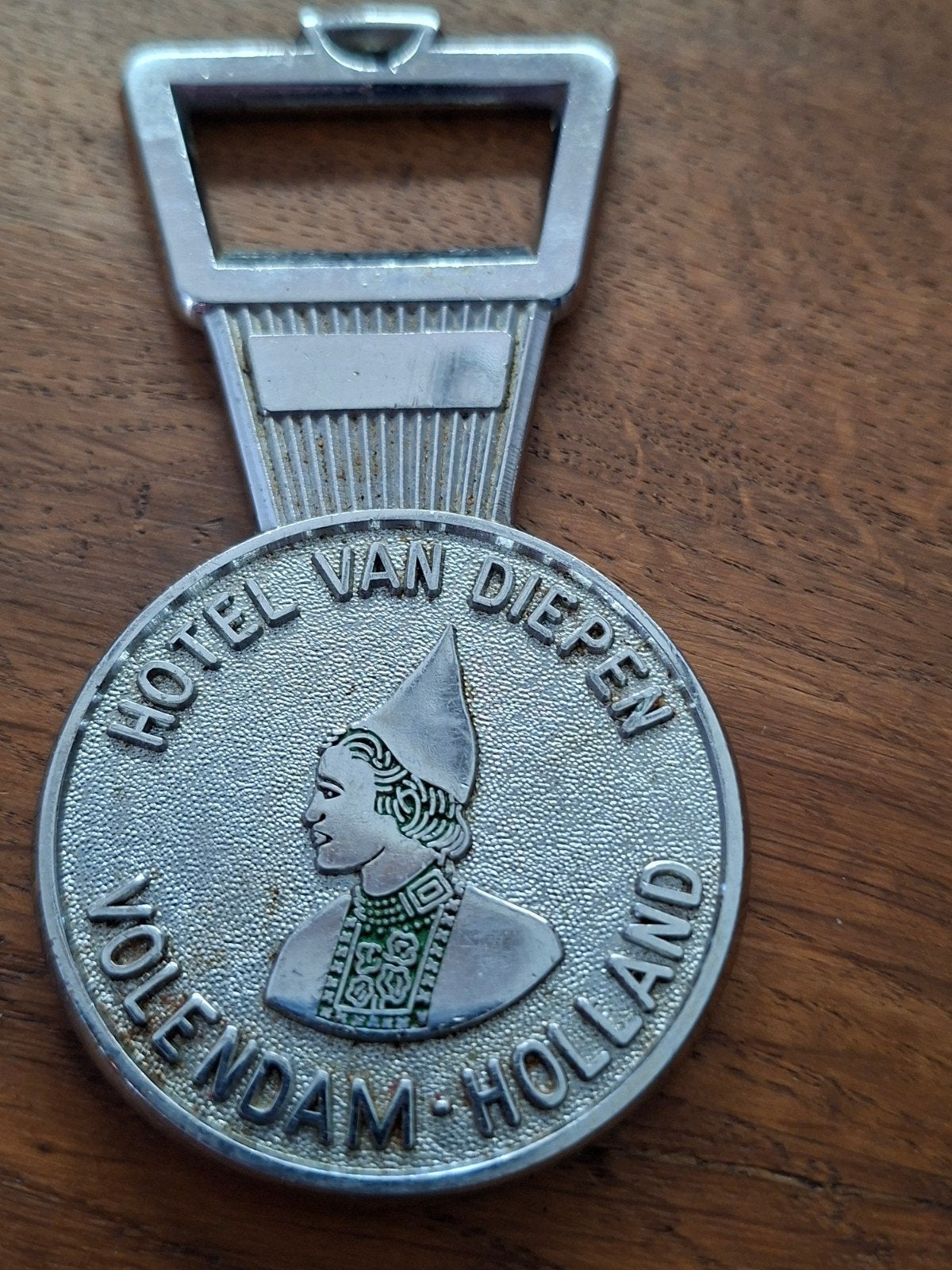 Vintage Flesopener Hotel Van Diepen Volendam Holland, Ophalen of Verzenden, Gebruikt