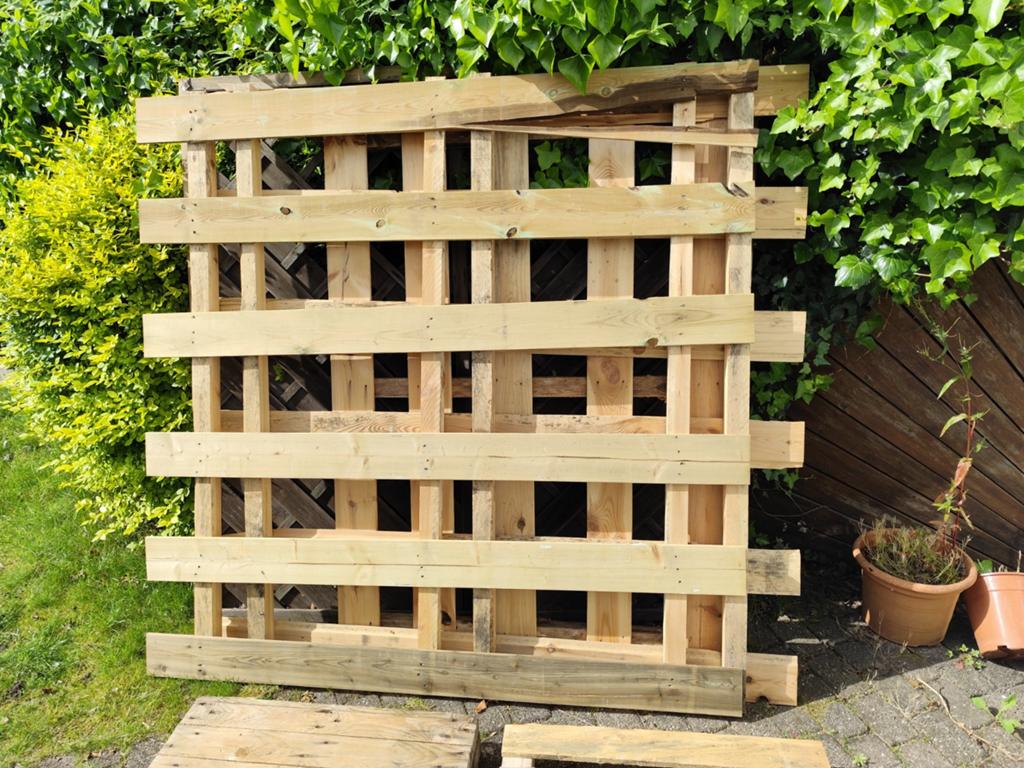 Diverse houten pallets en planken - Gebruikt, Gebruikt, 25 tot 50 mm, Pallet, Ophalen