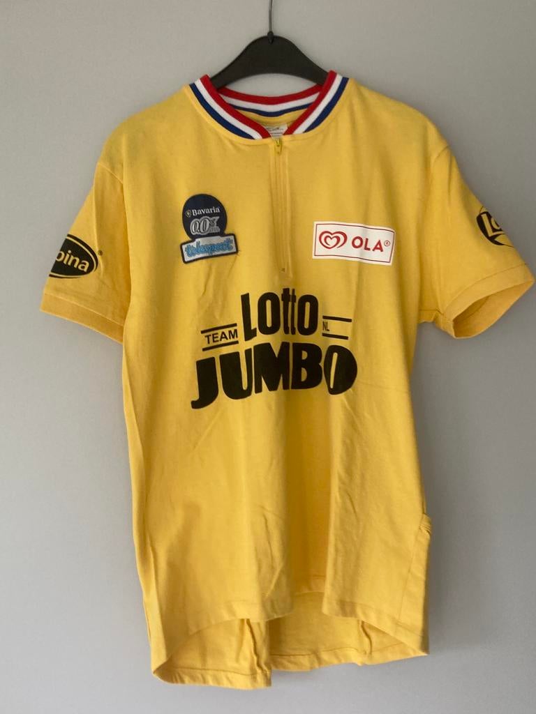 Wielershirt, Ophalen of Verzenden, Zo goed als nieuw, Maat 56/58 (XL), Zwart