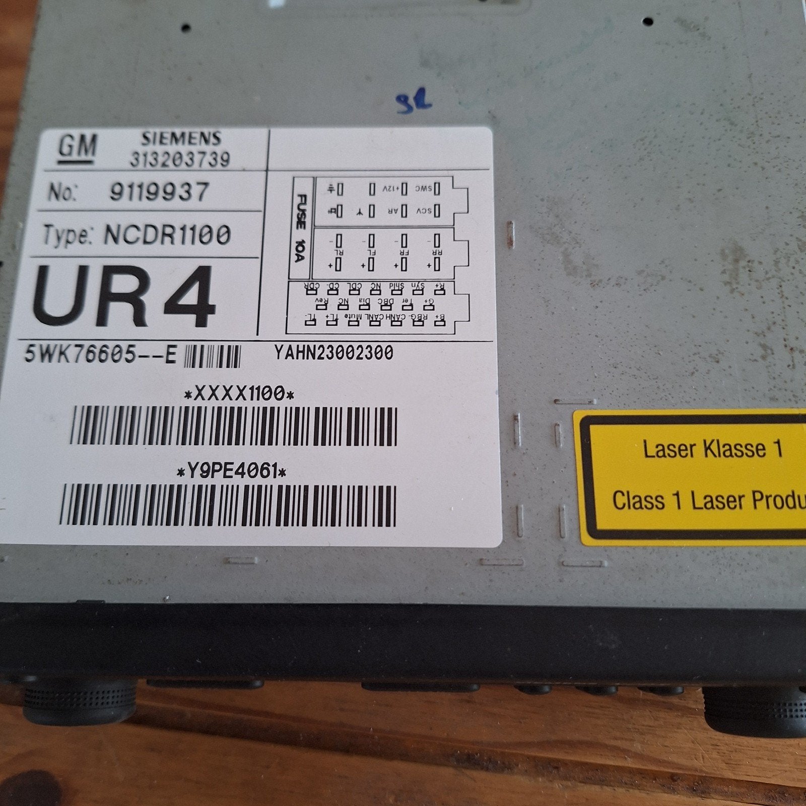 Siemens NCDR 1100 UR4 Autoradio CD-speler, Ophalen of Verzenden