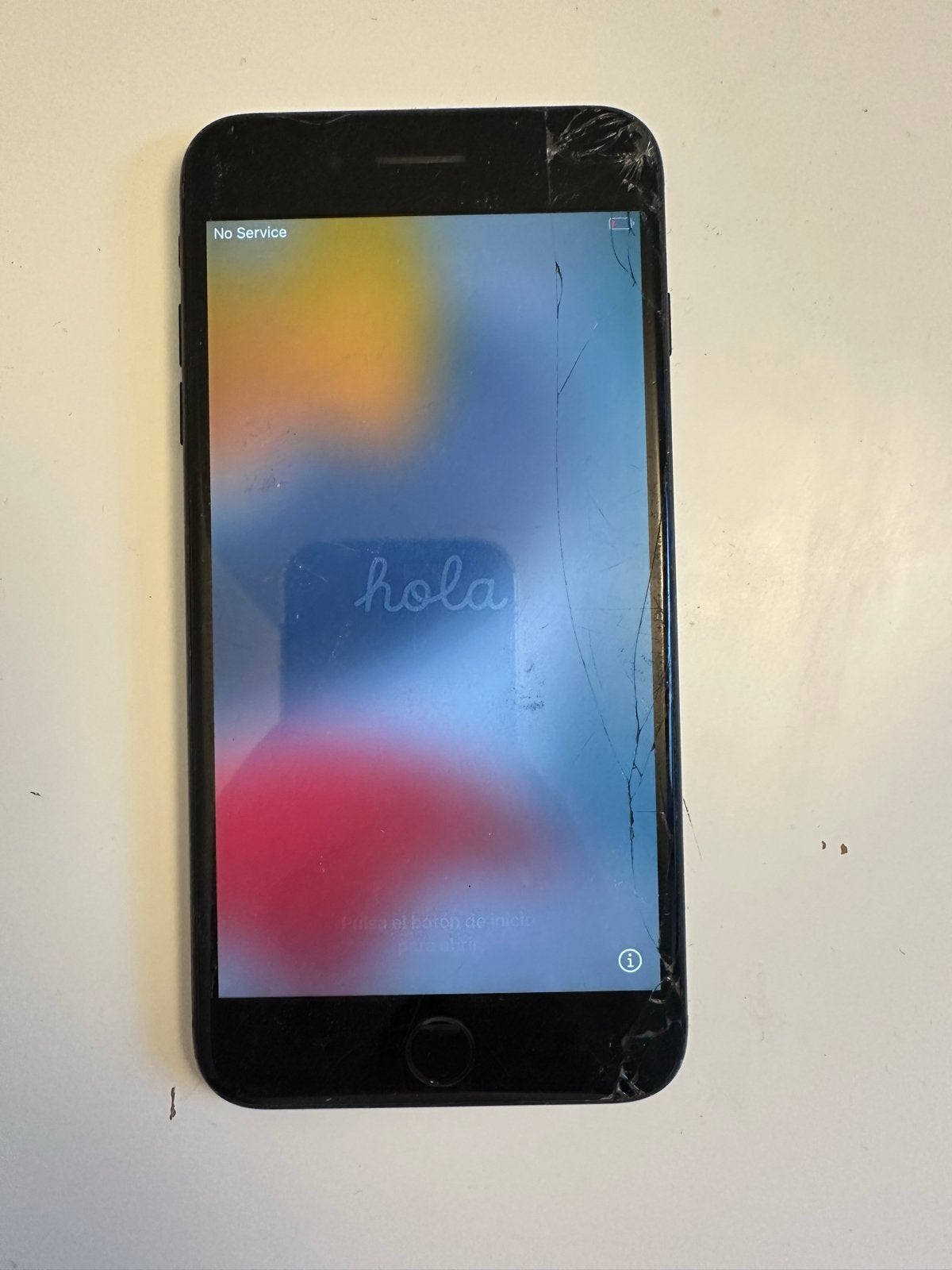 iPhone 7 Plus - Gebarsten scherm, werkt nog, Ophalen, 512 GB, Gebruikt, Zwart