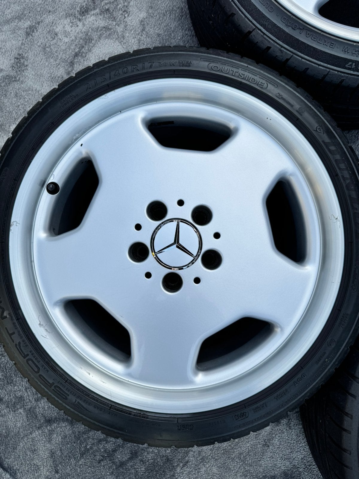 AMG Monoblock 17inch Replica met banden, Ophalen, Gebruikt