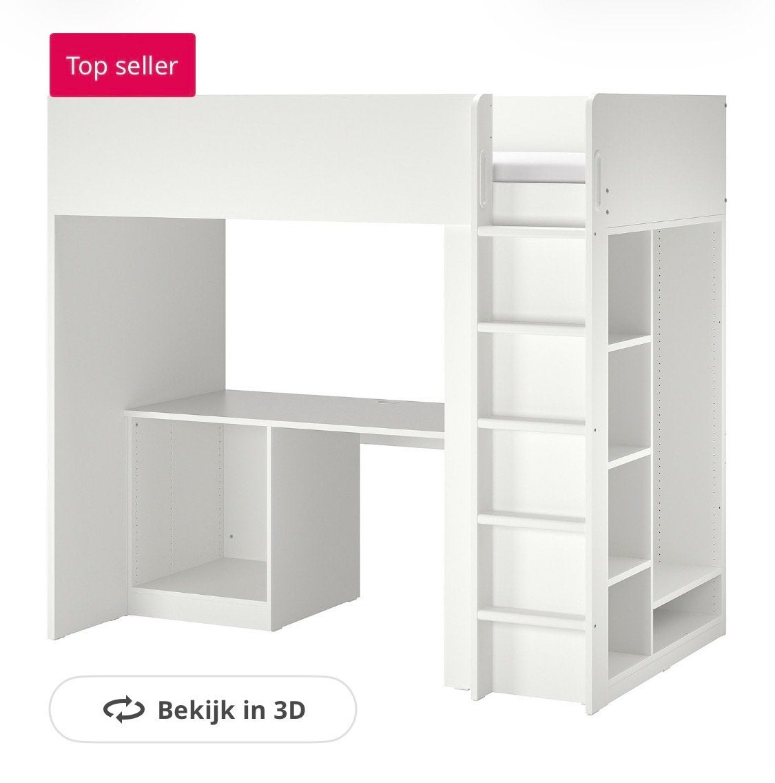 IKEA SMÅSTAD Hoogslaper, Ophalen, Gebruikt, 200 cm of meer, 75 cm of meer