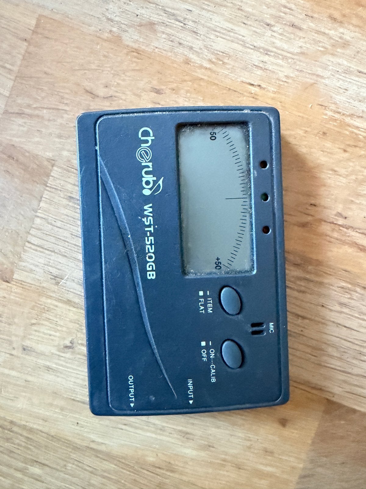 Cherub WST-520GB tuner voor diverse instrumenten, Ophalen of Verzenden, Gebruikt, Akoestische gitaar