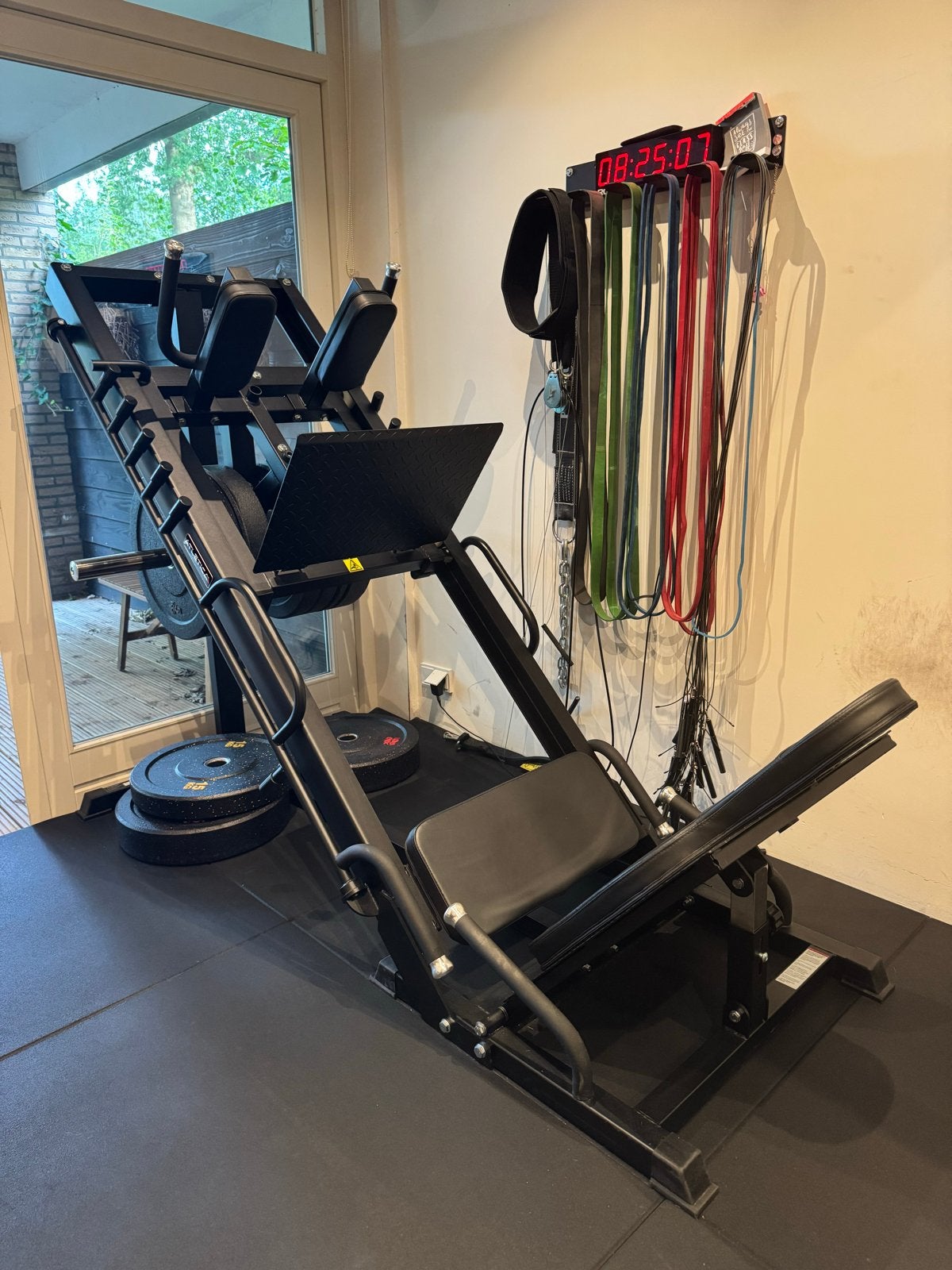 Professionele Leg Press / Hack Squat Machine, Ophalen, Zo goed als nieuw, Benen, Overige typen