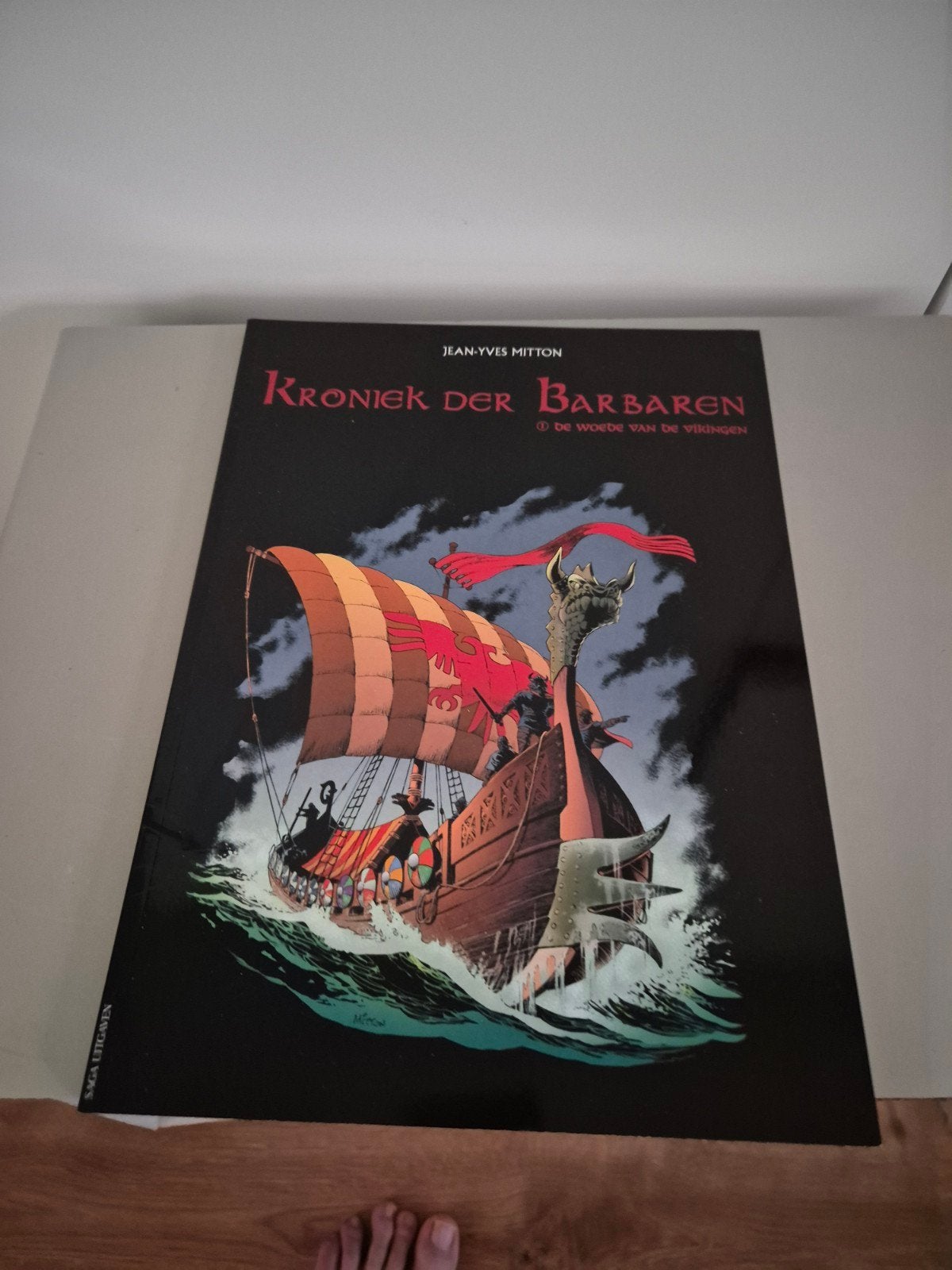 Kroniek der Barbaren 1 - De woede van de Vikingen Softcover, Boeken, Eén stripboek, Ophalen of Verzenden, Gelezen