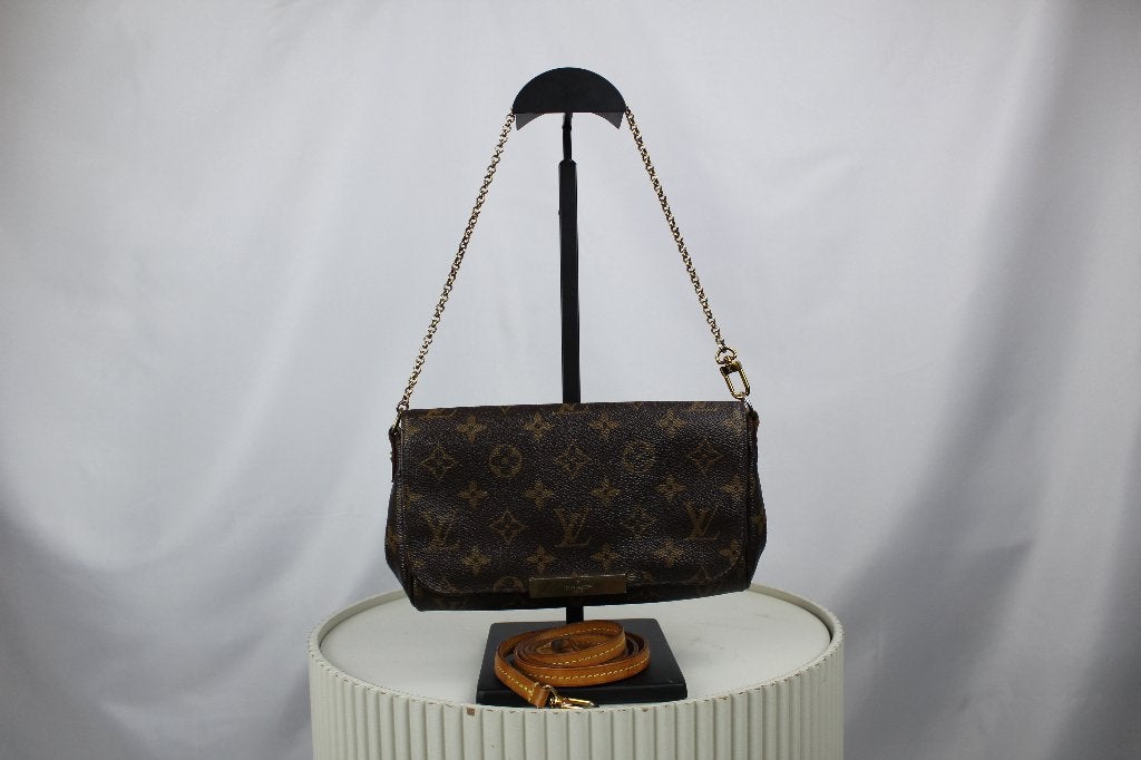 Louis Vuitton Favorite MM - 1346, Gebruikt, Bruin, Ophalen of Verzenden, Louis Vuitton