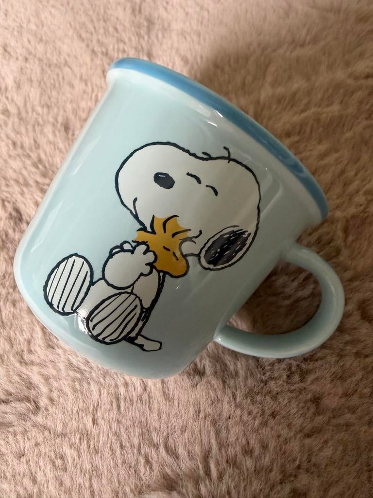 Snoopy beker met maataanduiding, Keramiek, Ophalen of Verzenden, Zo goed als nieuw, Overige stijlen