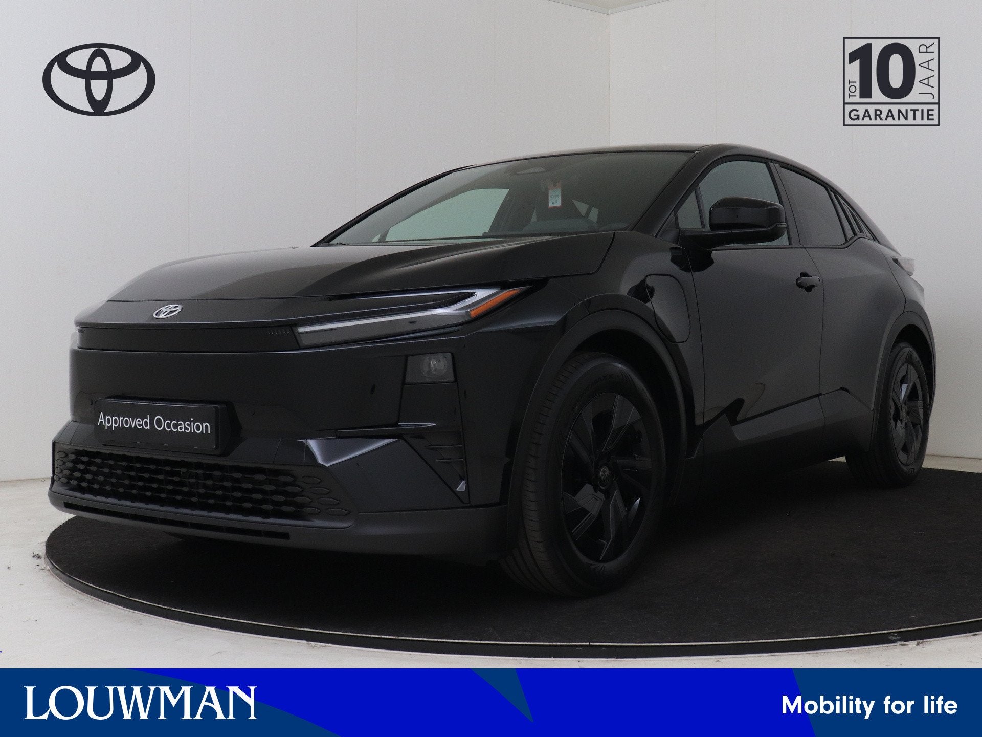 Toyota C-HR+ First Edition 77 kWh (bj 2026, automaat), Auto's, Toyota, 12 maanden, Leder en Stof, Zwart, Origineel Nederlands