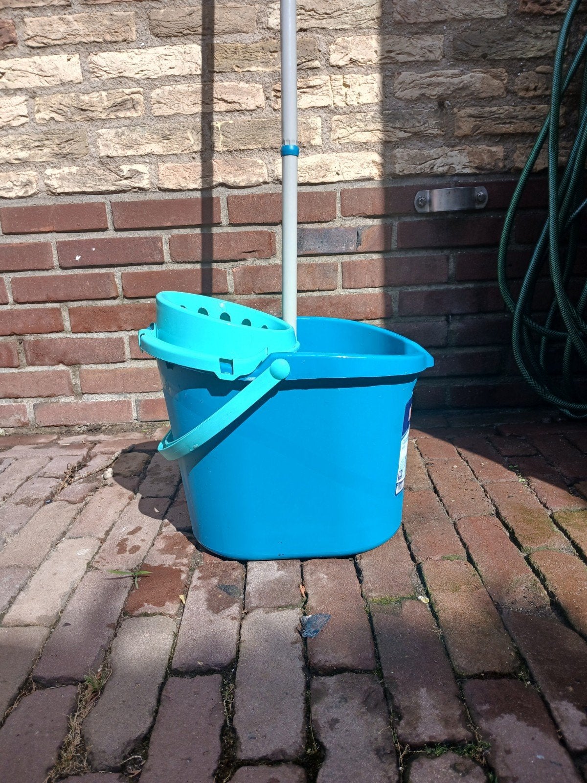 Dweilemmer met wringer - Blauw, Huis en Inrichting, Schoonmaakartikelen, Ophalen, Dweilemmer, -bak, of -wagen