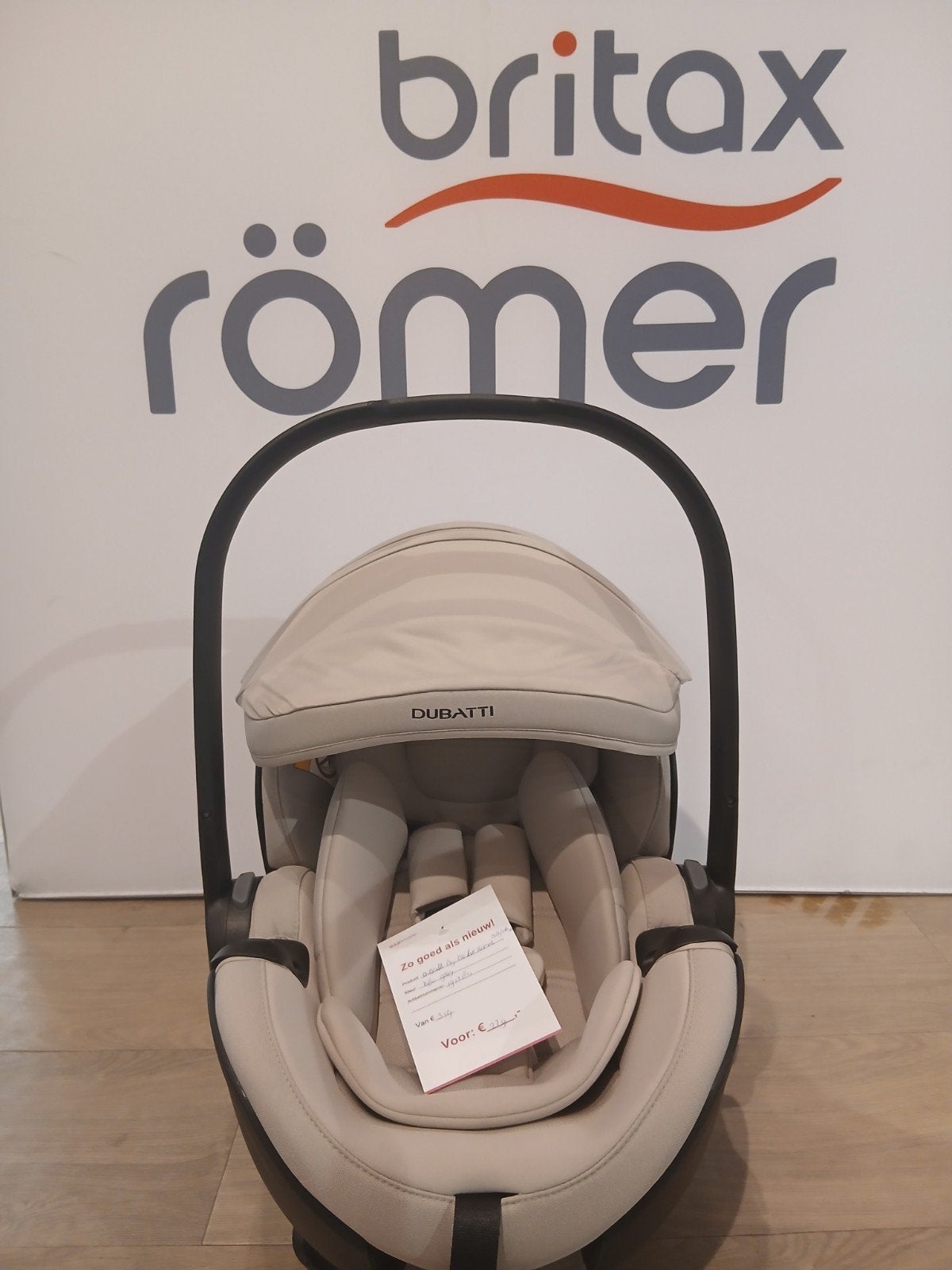 dubatti by britax Römer Autostoeltje Babysafe pro, Kinderen en Baby's, Autostoeltjes, Ophalen, Zo goed als nieuw