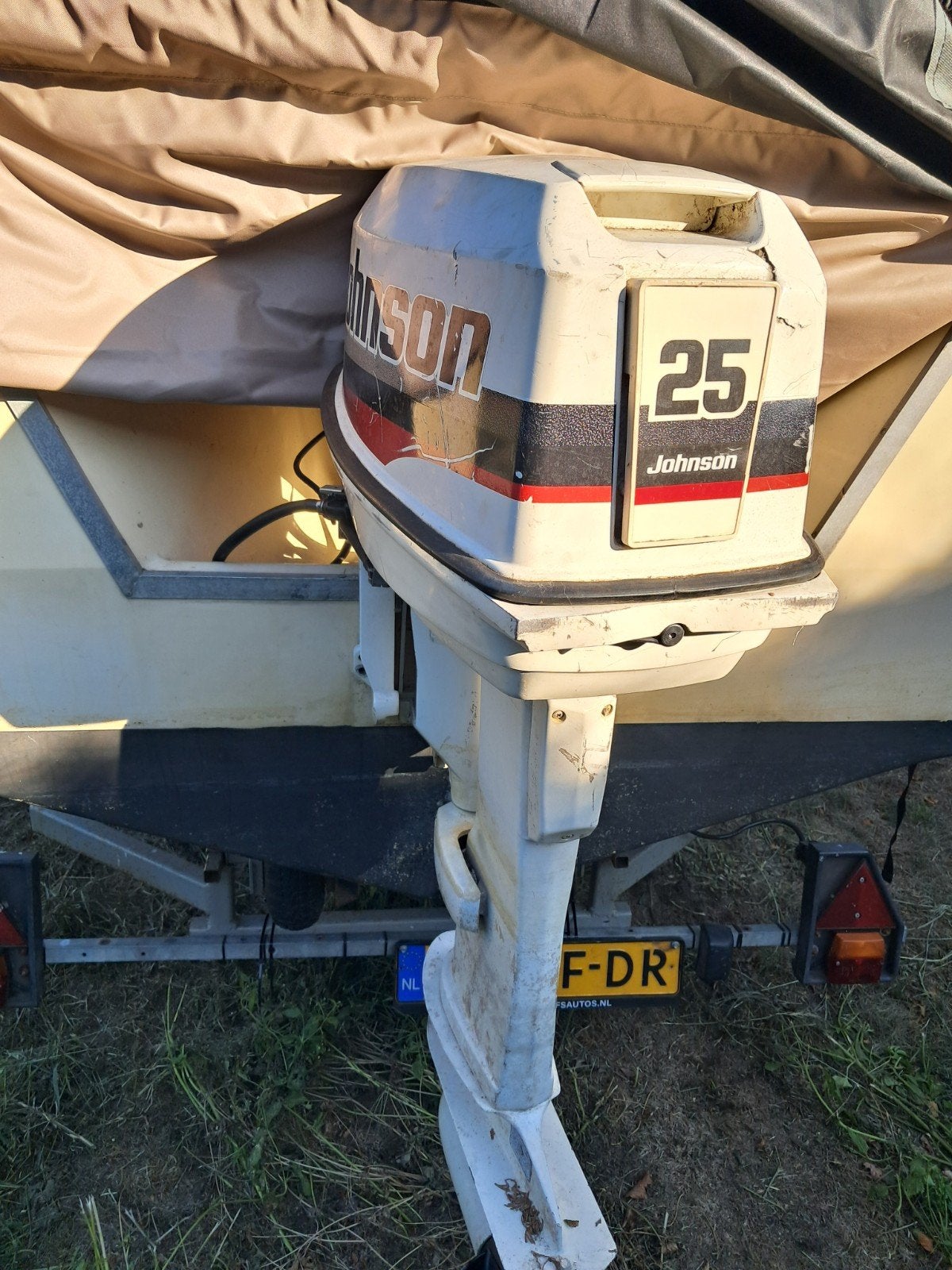 johnson 25 pk 2 cilinder 2 takt, Ophalen, Gebruikt