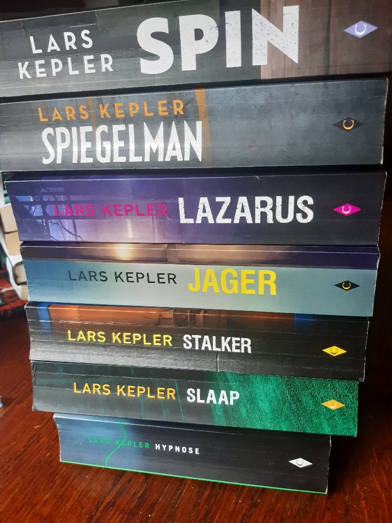 7 spannende thrillers van Lars Kepler, Ophalen of Verzenden, Zo goed als nieuw, Lars Kepler