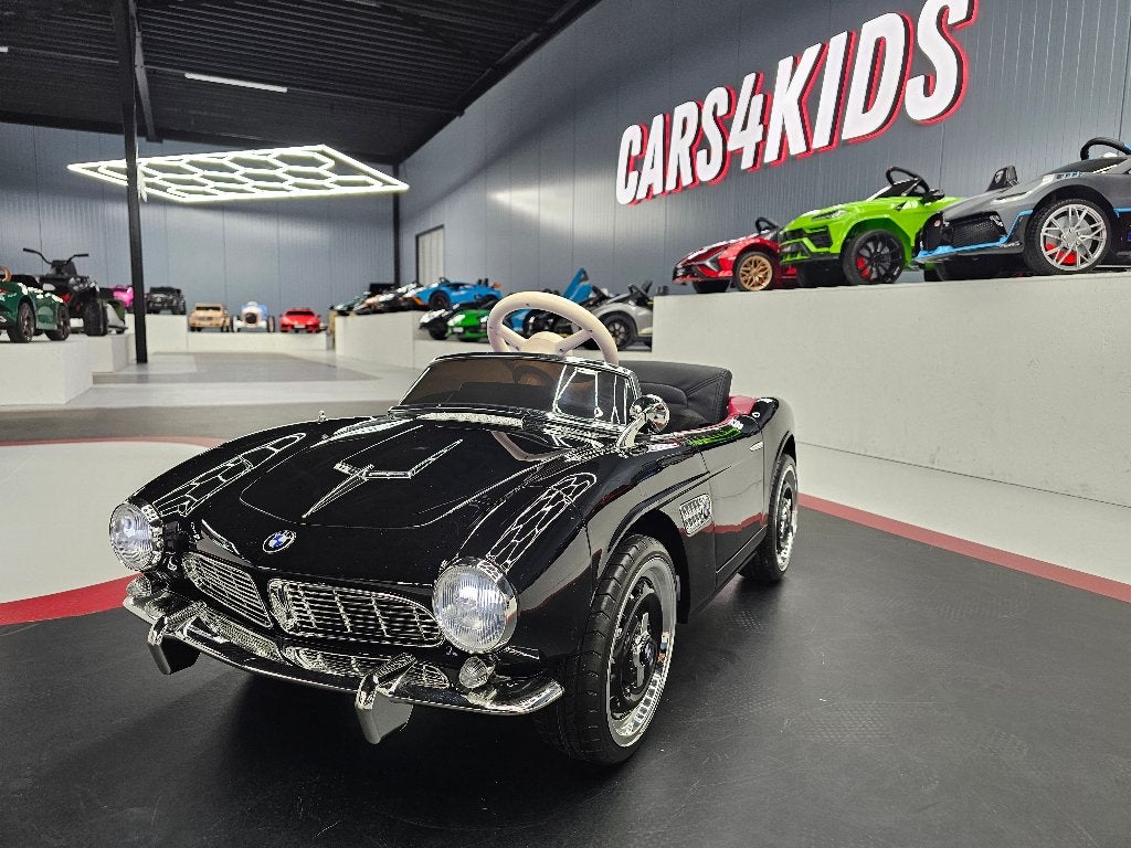 Kinderauto BMW 507 - soft start - leren zit - rubber banden, Ophalen of Verzenden, Nieuw, Afstandsbediening