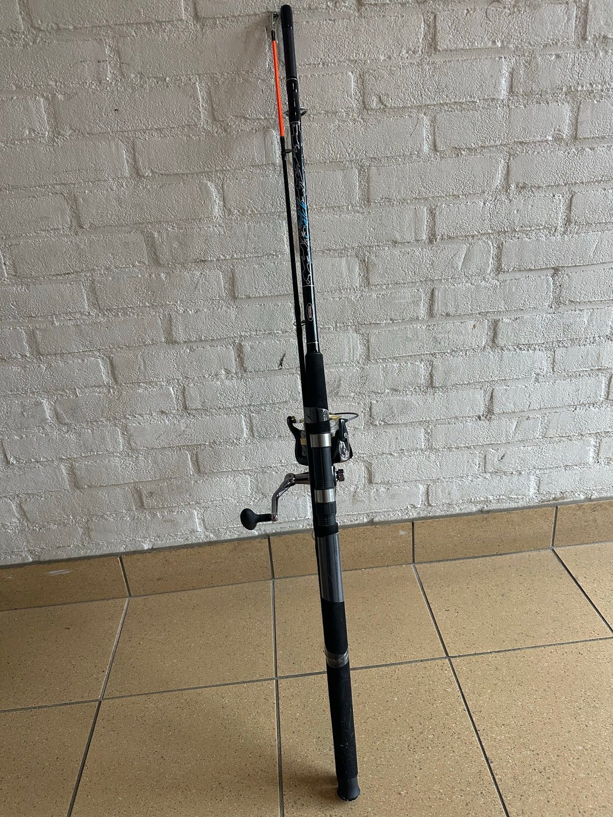 Boothengel Mitchell  -  Arca Seascape 7000 - 2.10m,100-200gr, Watersport en Boten, Ophalen of Verzenden, Gebruikt, Complete hengel