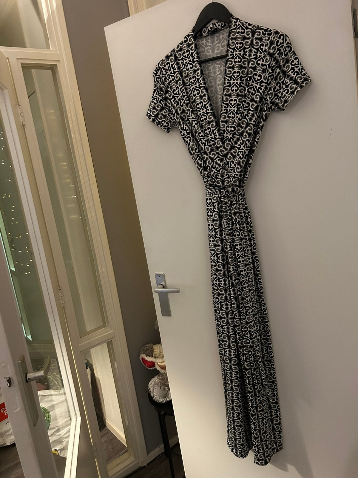By Swan jumpsuit zwart/wit patroon, maat L, Ophalen of Verzenden, Nieuw, Maat 42/44 (L), Zwart