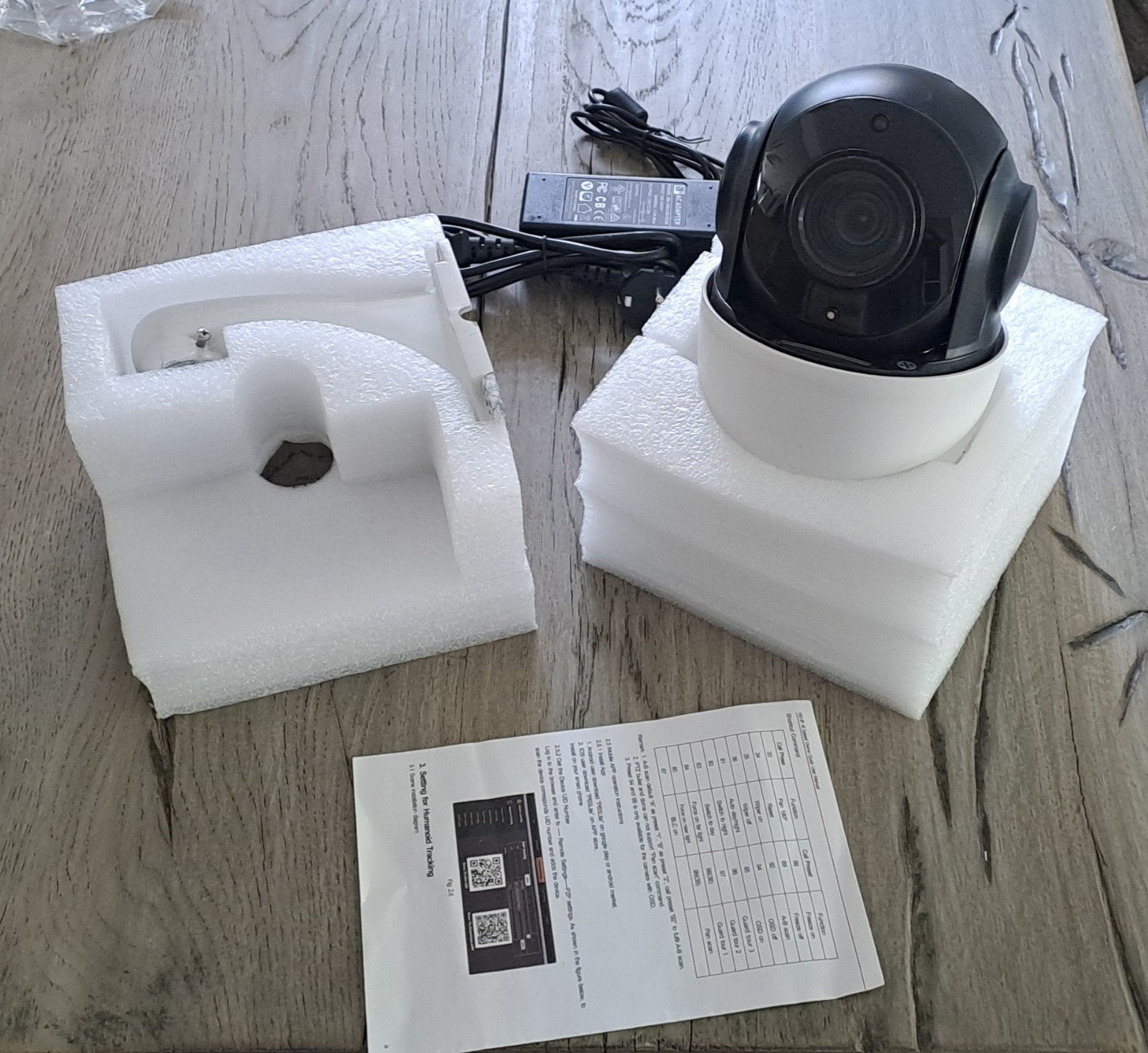 5MP PTZ POE Bewakingscamera + 4-kanaals NVR, Audio, Tv en Foto, Videobewaking, Ophalen