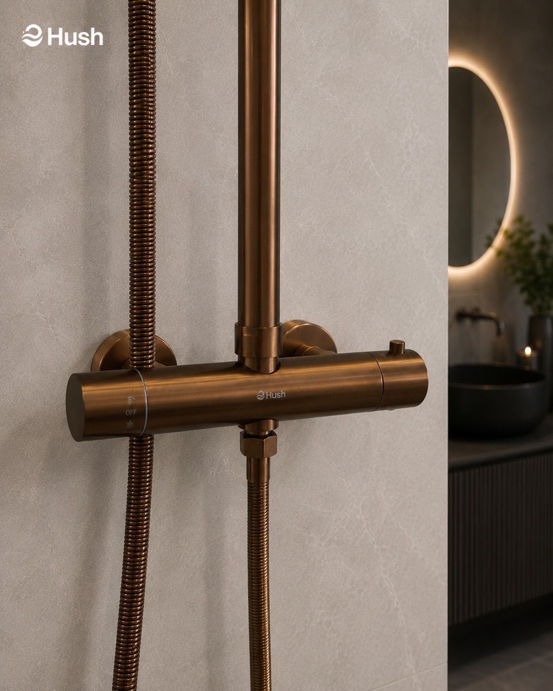 LUXE REGENDOUCHE ROSE GOUD – COMPLETE SET, Info@d-radiatoren.nl, Hush, Nieuw, Ophalen of Verzenden
