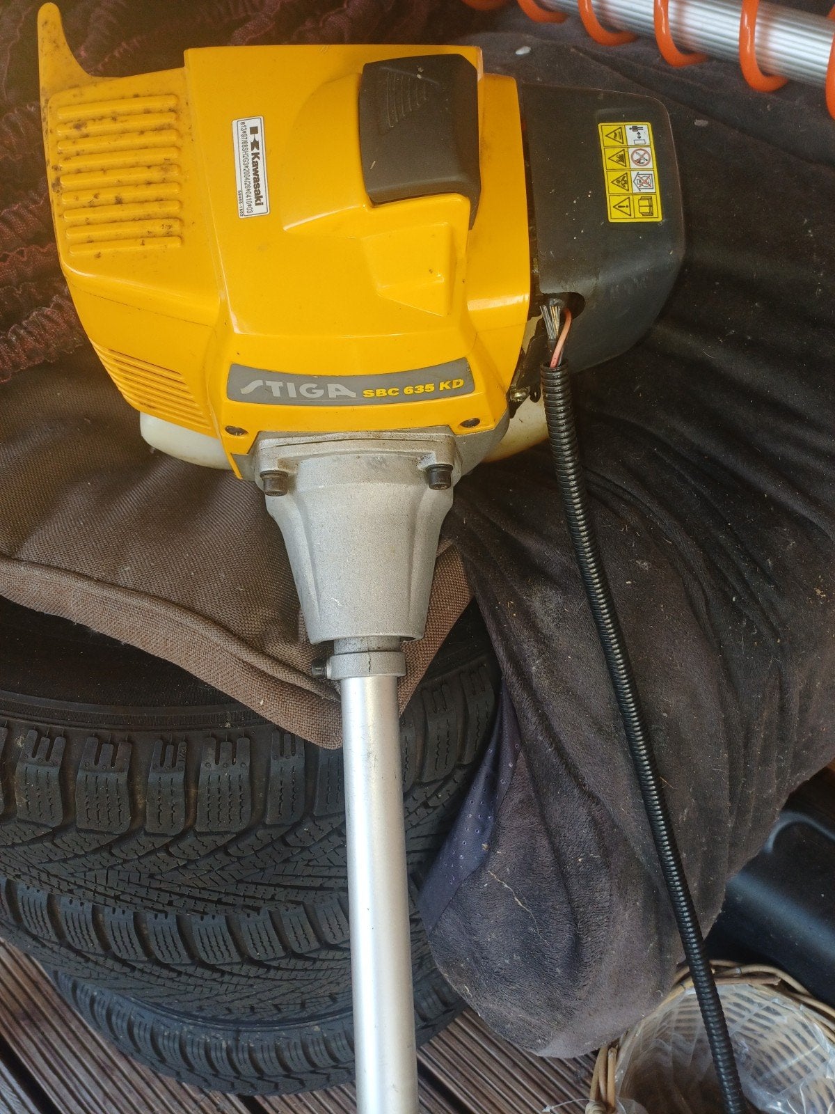 Stiga SBC 635 KD Bosmaaier - Krachtig en Betrouwbaar, Tuin en Terras, Bosmaaiers, Benzine, Gebruikt, Stiga, Ophalen of Verzenden