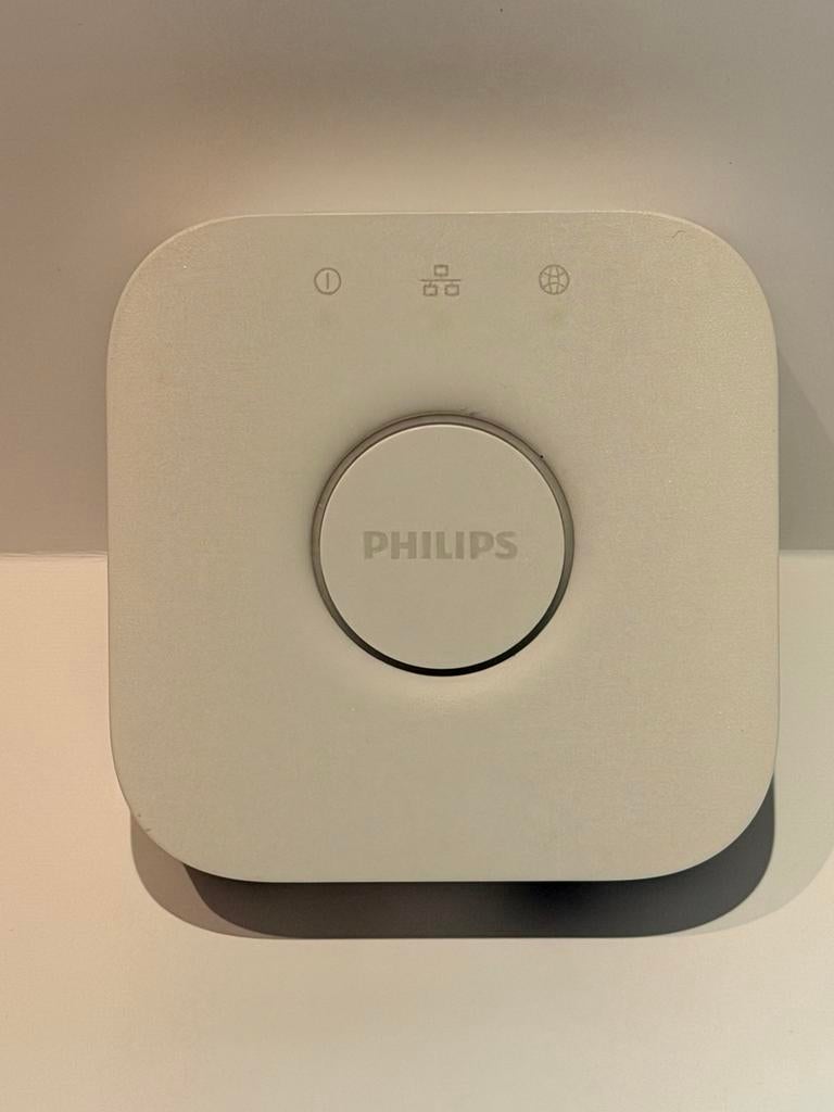 Philips Hue Bridge (originele versie) met voeding, Ophalen of Verzenden, Gebruikt