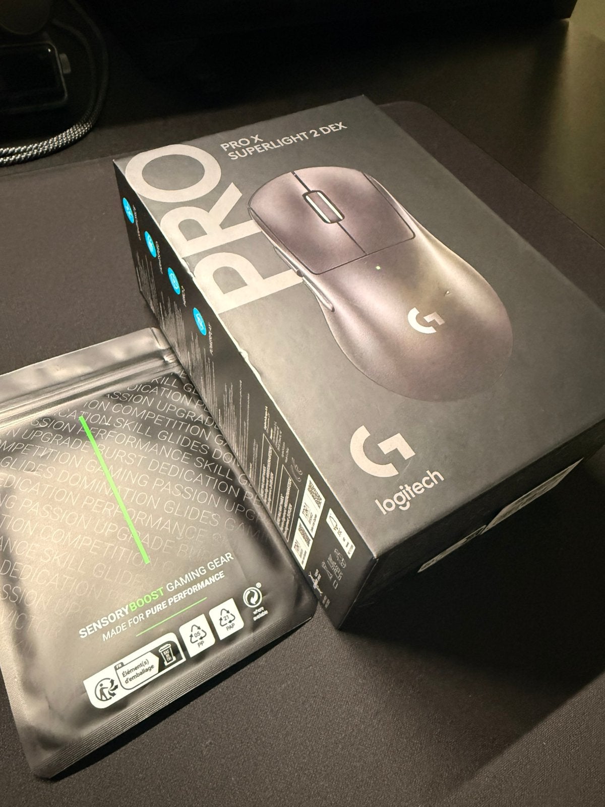Logitech G PRO X SUPERLIGHT 2 DEX, Computers en Software, Ophalen of Verzenden, Zo goed als nieuw, Rechtshandig, Logitech G