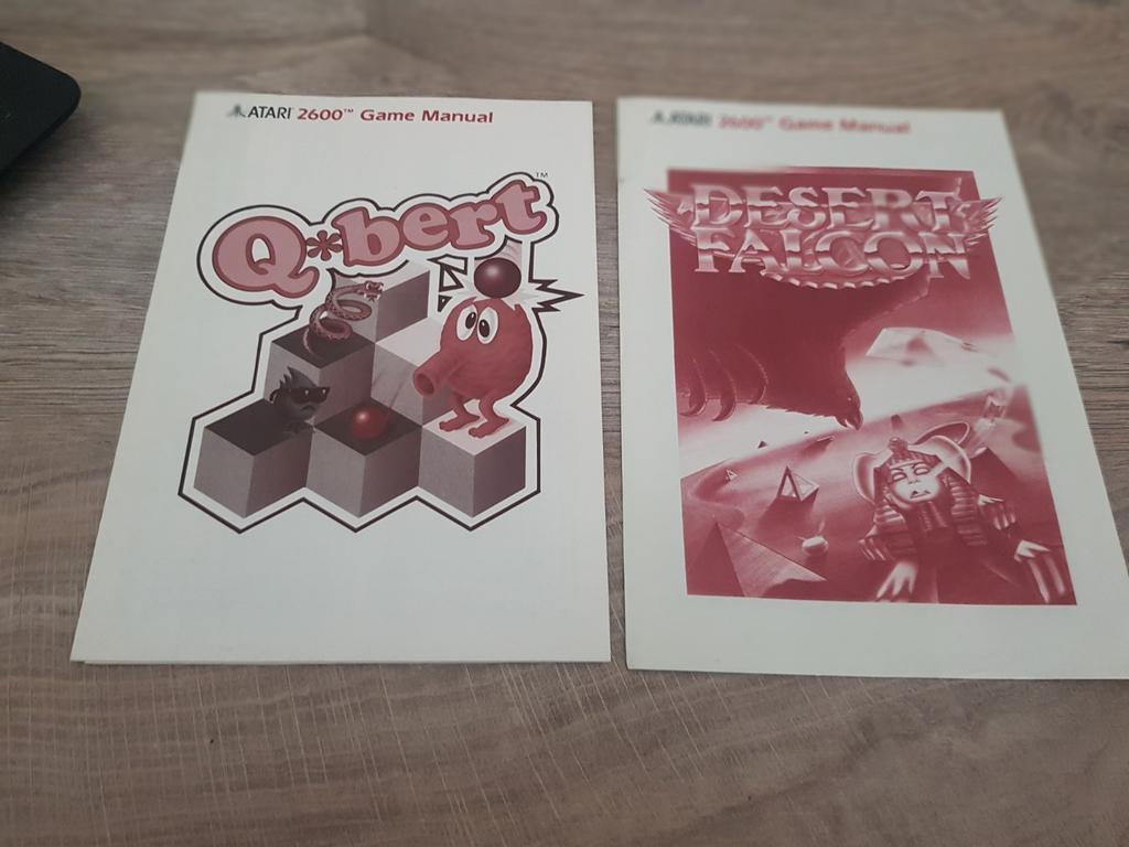 2 boekjes van spelletjes atari 2600, Gebruikt, 1 speler, Ophalen of Verzenden, Atari 2600
