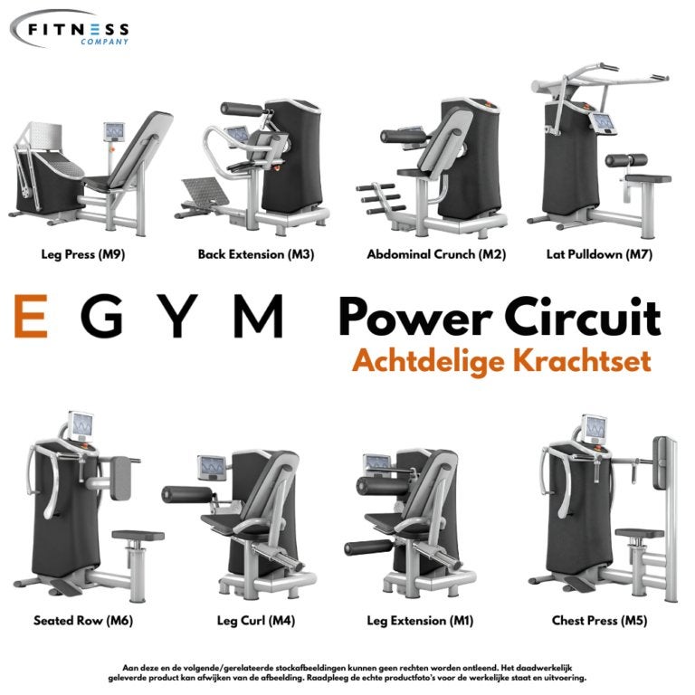 EGYM – POWER CIRCUIT – ACHTDELIGE KRACHTSET