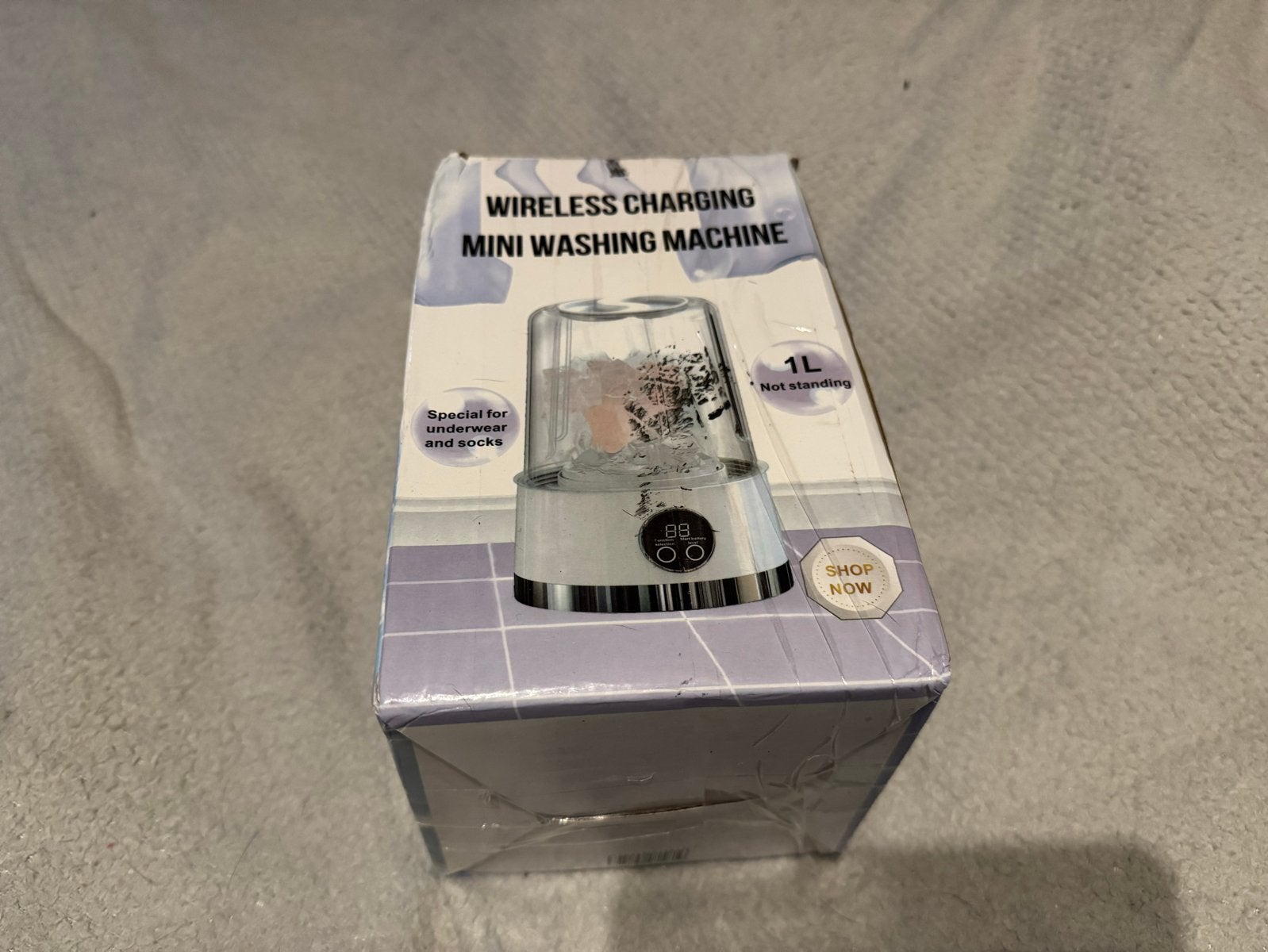 Draagbare Mini Wasmachine - Draadloos Opladen, Minder dan 1200 toeren, Minder dan 85 cm, Minder dan 4 kg, Nieuw