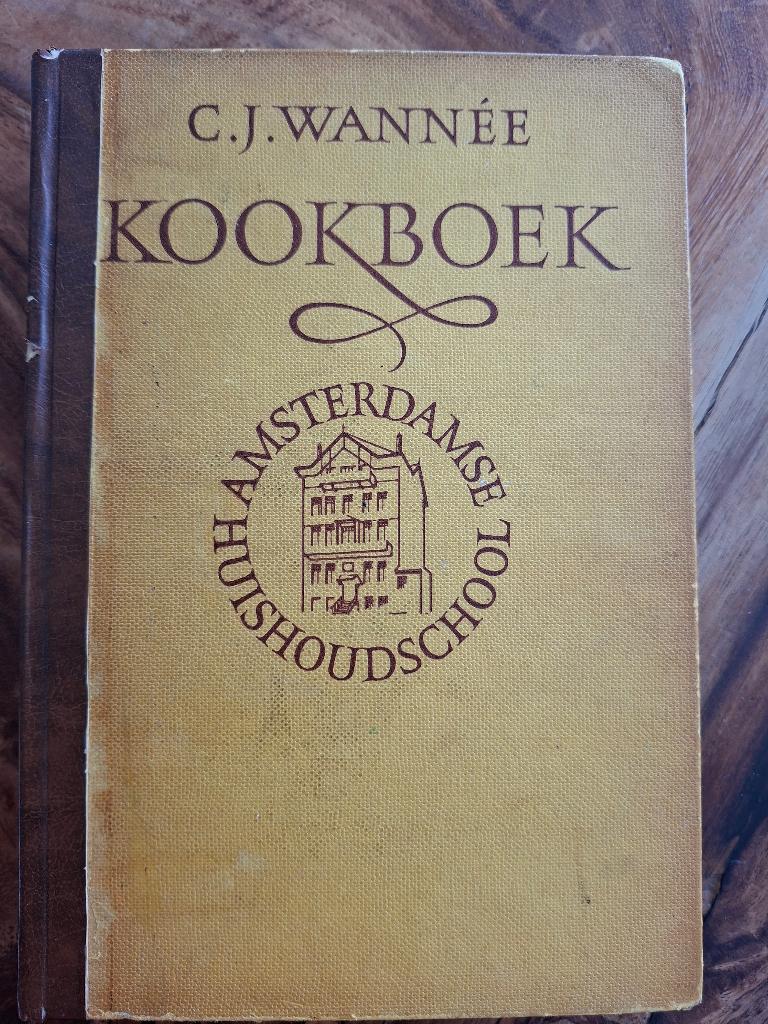 Kookboek uit 1910 Amsterdamse huishuidschool, Gelezen, Verzenden, Overige typen, C.J. Wannée