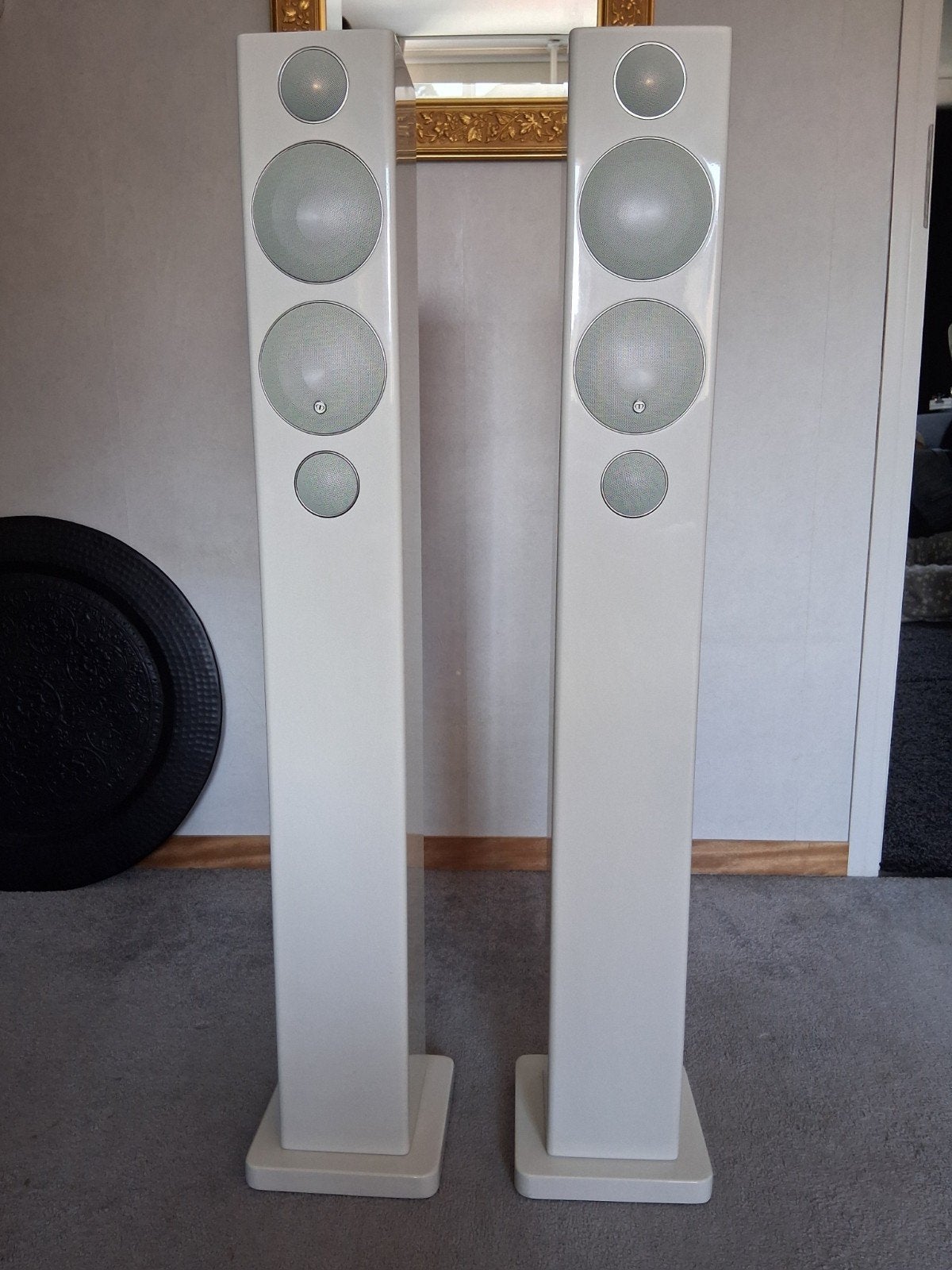 Monitor Audio Radius 270 Witte Hoogglans Speakerzuil, Ophalen