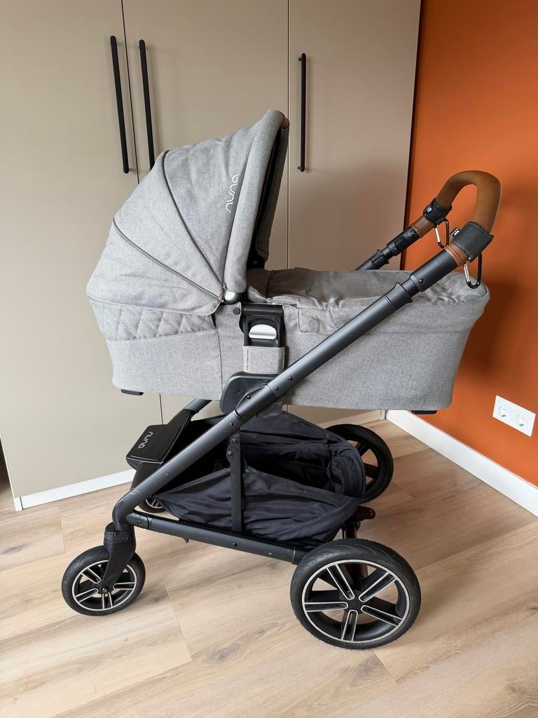 Nuna Mixx Next kinderwagen Granite, Gebruikt, Met reiswieg, Ophalen, Kinderwagen