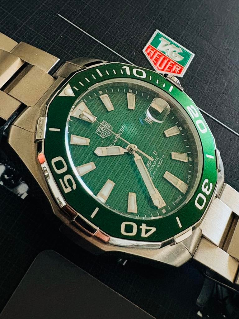 TAG Heuer Aquaracer 43 Calibre 5 Automatic, Ophalen, Staal, Staal, Polshorloge