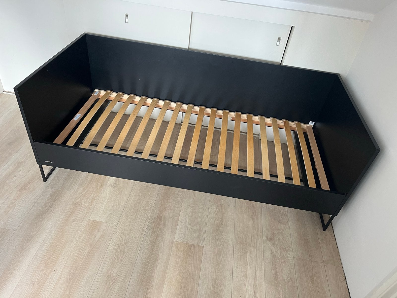 Kidsmill Intense II Sofa Bed 90x200 - Zwart, Ophalen, Gebruikt, 90 cm, Eenpersoons