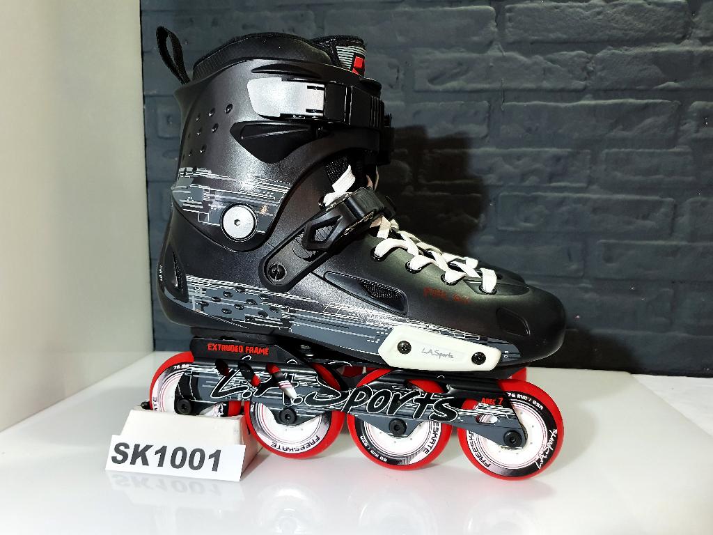 LA Sports FSK Stunt Skeelers Skates 2x76mm 2x80mm Maat 45, Overige merken, Verzenden, Nieuw, Inline skates 4 wielen