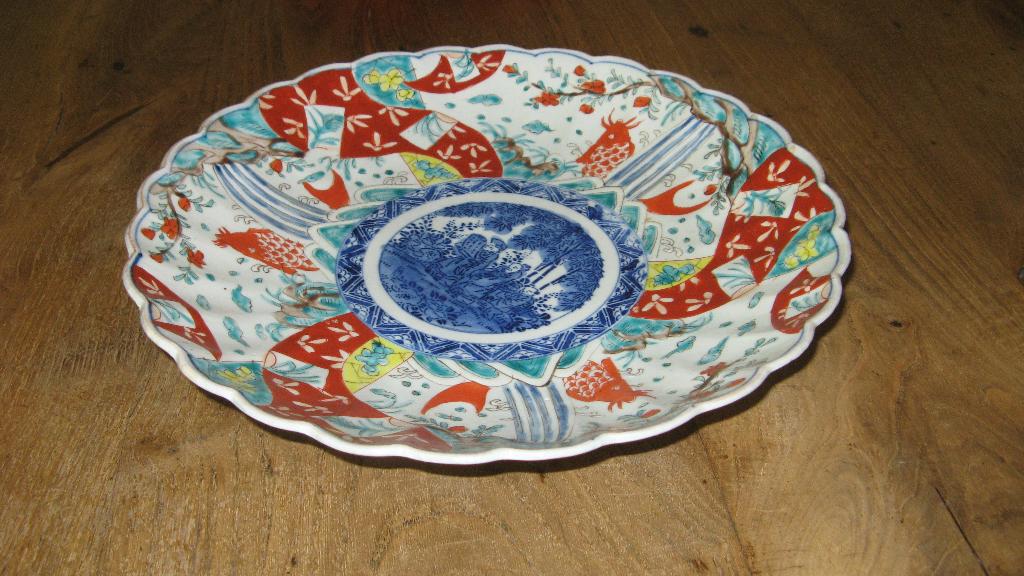 mooi Chinees Bord 31cm, Verzenden