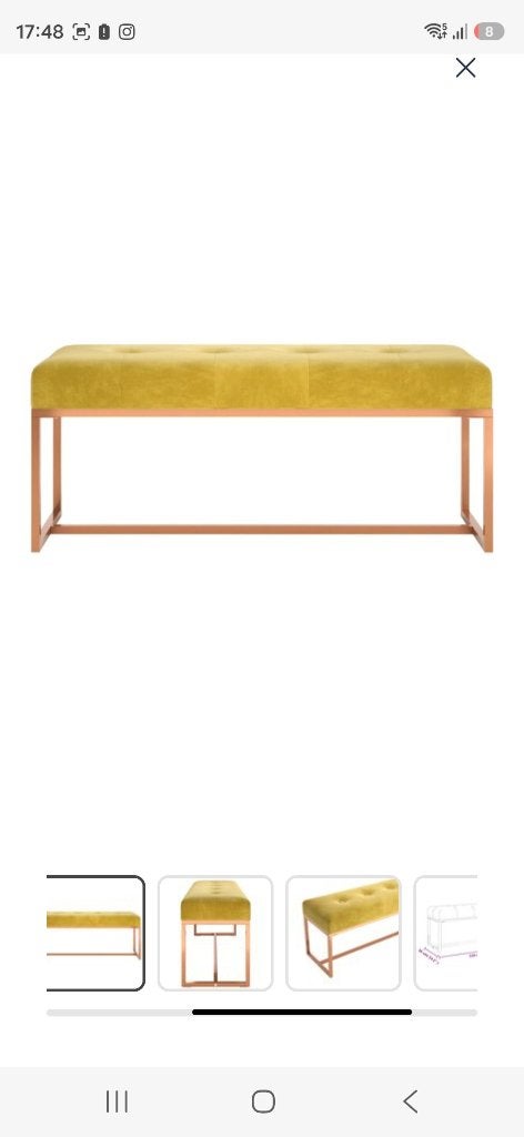 Eetbankje, Huis en Inrichting, Banken | Sofa's en Chaises Longues, Ophalen, Tweepersoons, 75 tot 100 cm, Zo goed als nieuw