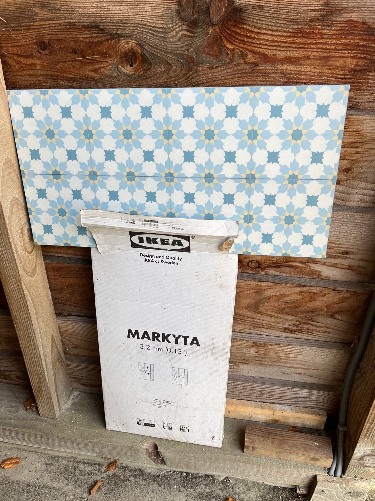 10 IKEA Markyta platen voor keuken, wc of badkamer, Doe-het-zelf en Verbouw, Ophalen, Wandtegels, Nieuw, Minder dan 5 m²
