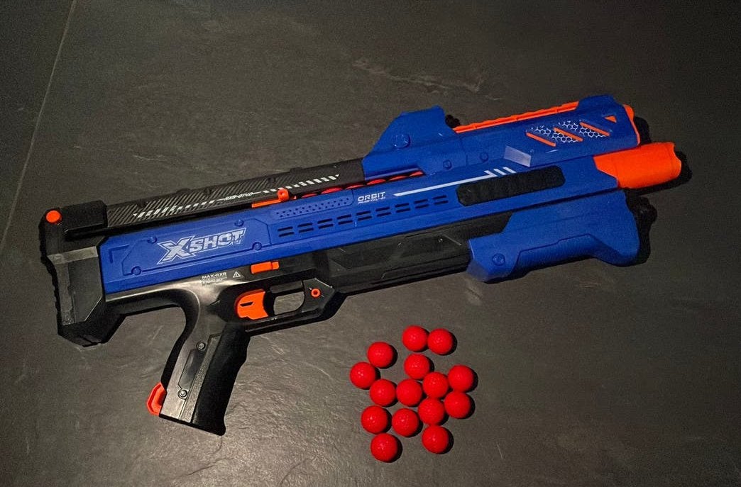X-Shot Chaos Orbit - schiet balletjes, Kinderen en Baby's, Speelgoed | Buiten | Actiespeelgoed, Ophalen, Gebruikt