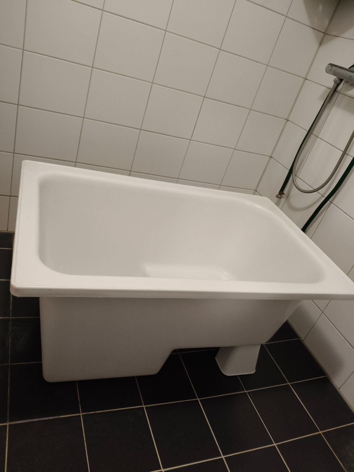 Zitbad in goede staat, Ophalen