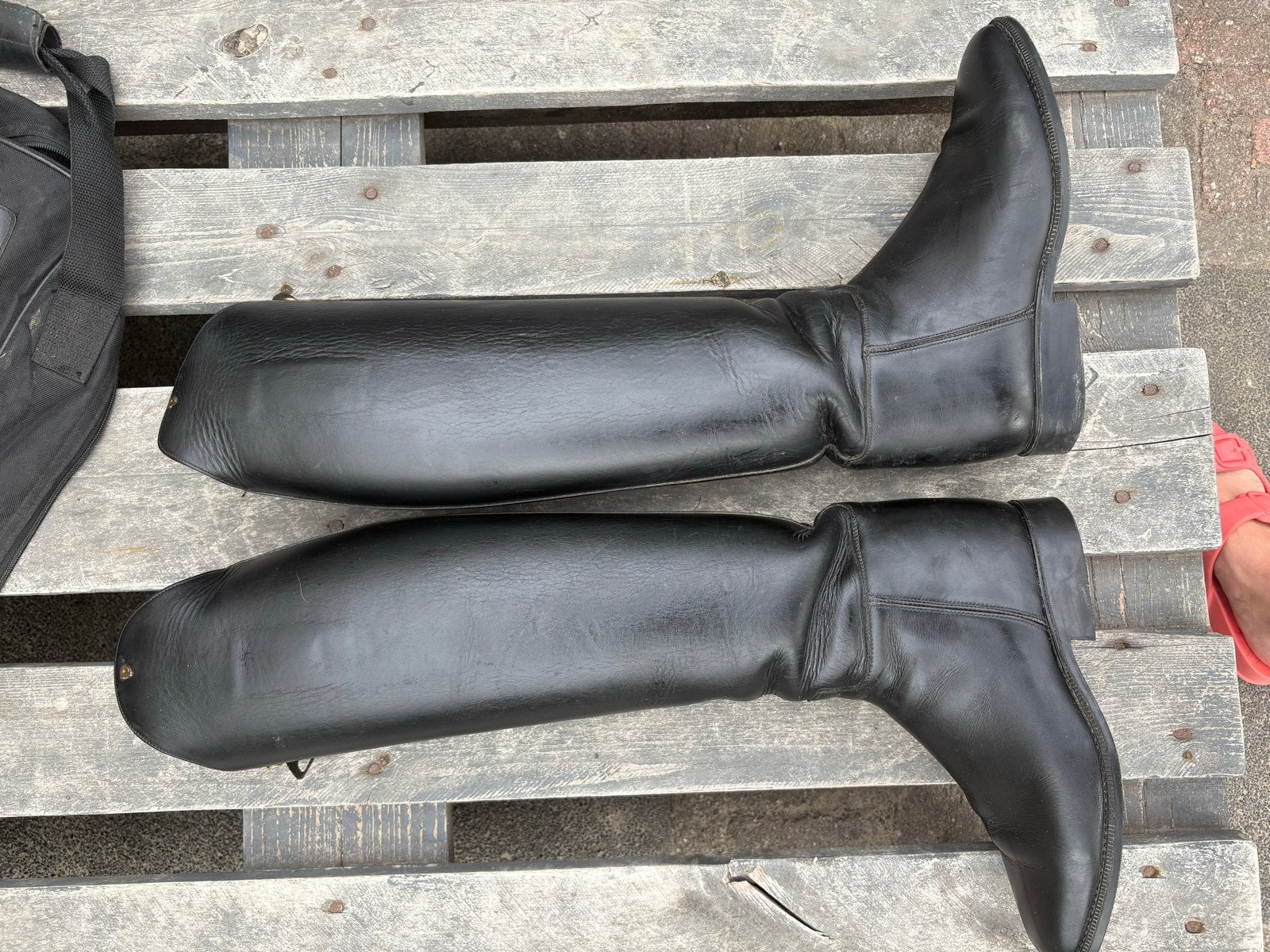 Petrie zwarte dressuurlaarzen mt: 6,5 of 40, Dieren en Toebehoren, Ophalen of Verzenden, Gebruikt, Dressuur