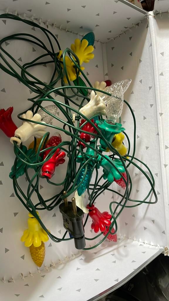 Antieke kerstverlichting, Ophalen of Verzenden