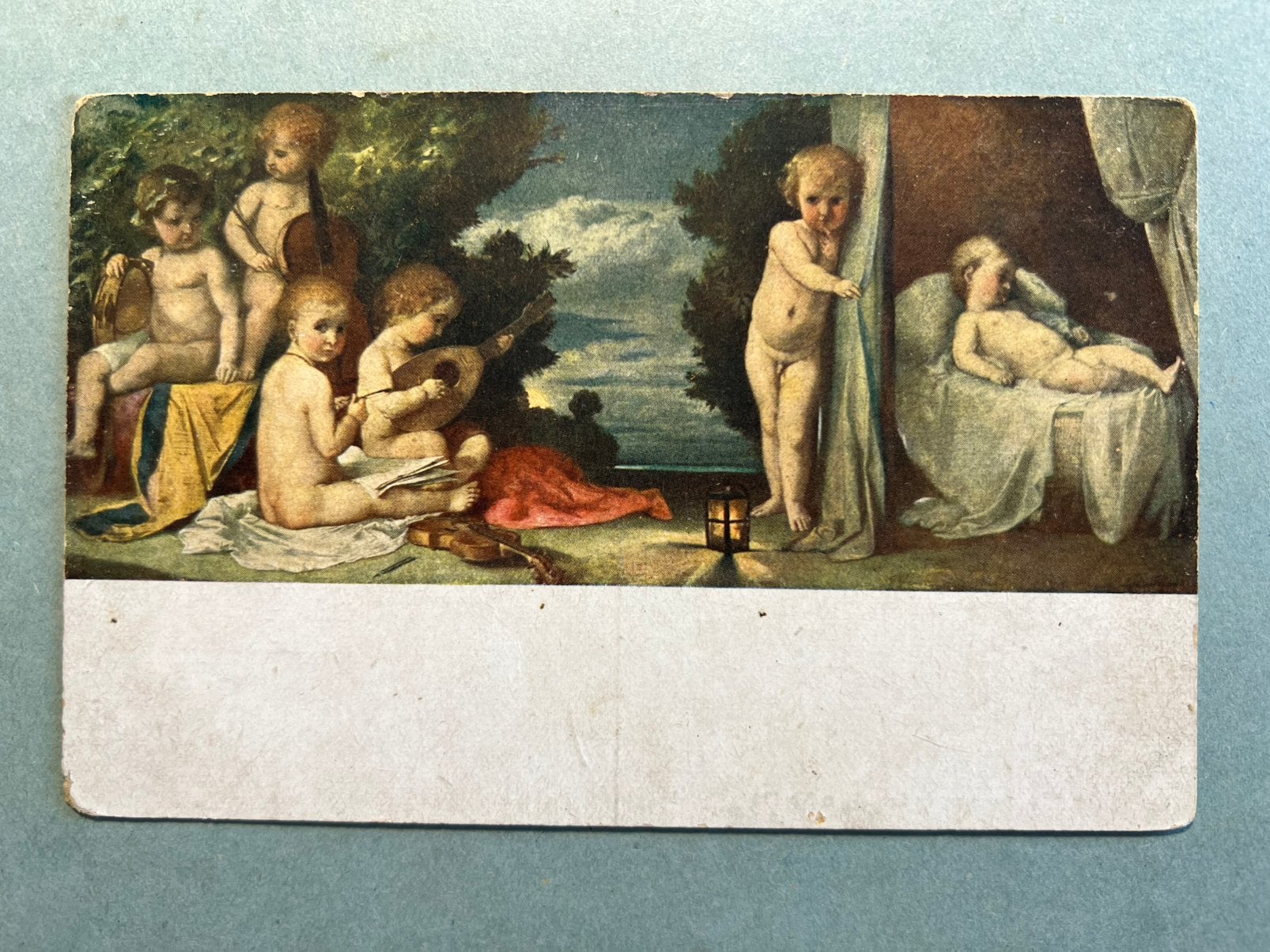 Kinderständchen - Anselm Feuerbach, Ophalen of Verzenden, Ongelopen, Kinderen
