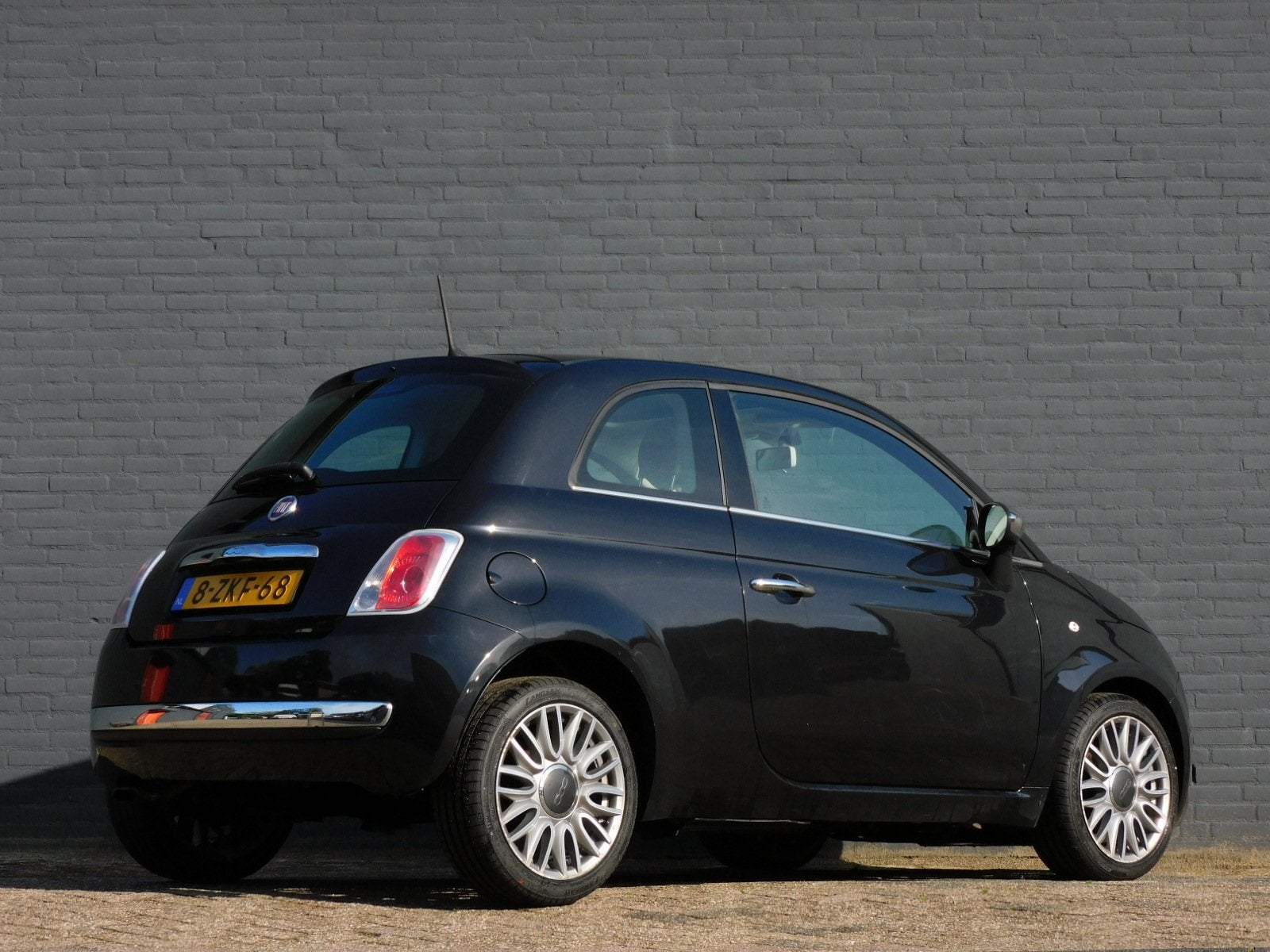 Fiat 500 0.9 TwinAir Turbo Lounge RIJDT PERFECT! CARPLAY/AND, Voorwielaandrijving, Gebruikt, Startonderbreker, Leder en Stof
