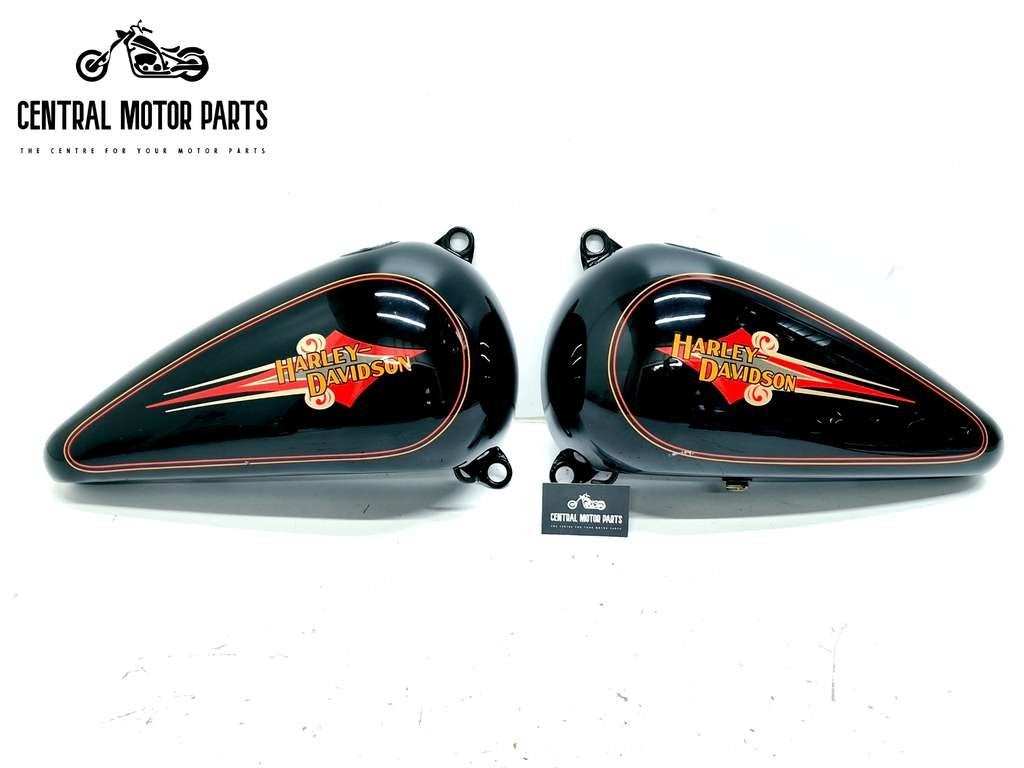 Linker + Rechter Tank Helft 3.5 gallon Softail 1985-1999, Niet ingevuld, Gebruikt, Niet ingevuld, Ophalen of Verzenden