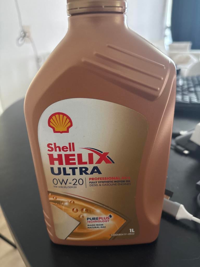 Shell Helix Ultra Professional AV 0W-20 Motorolie 1L, Ophalen of Verzenden, Nieuw, Volkswagen