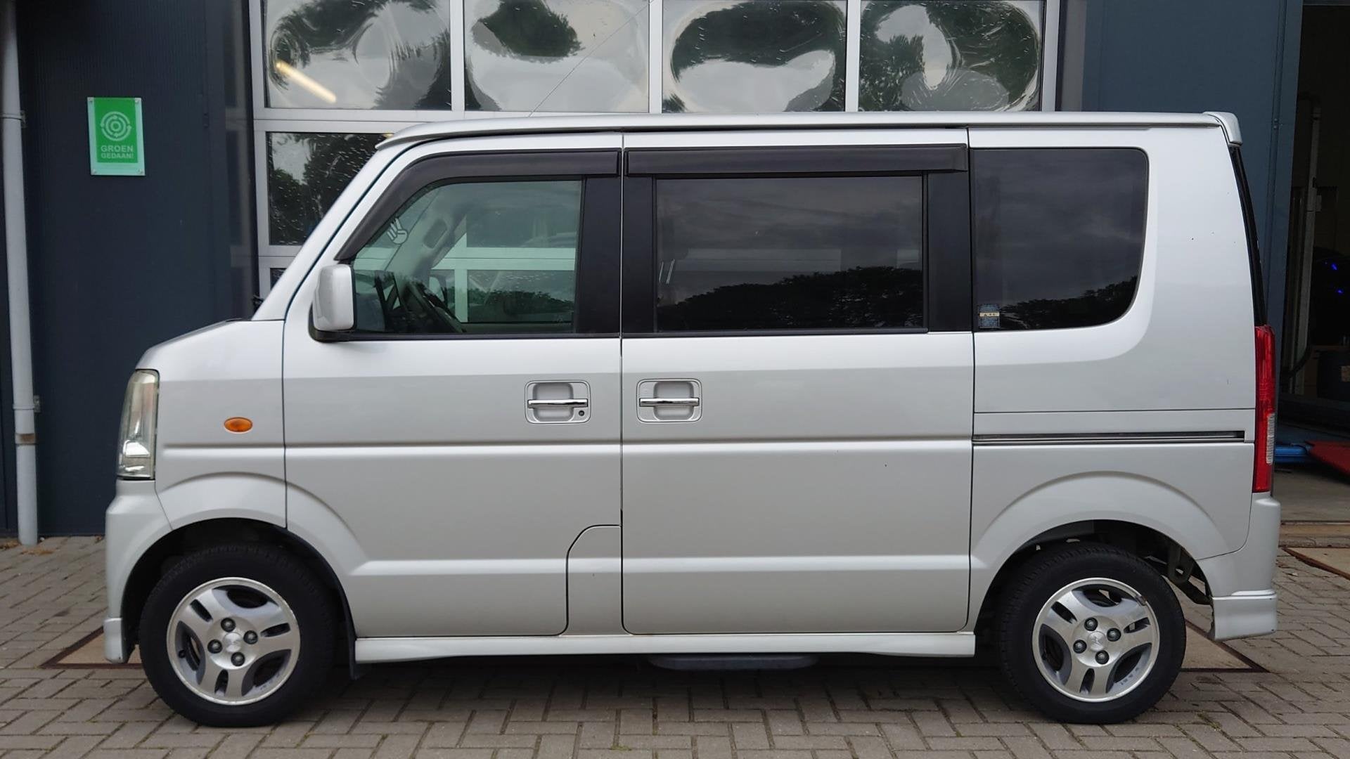 Suzuki EVERY WAGON Clima/Cruise/Elektr.schuifd/NaviGroot, Auto's, Automaat, Metallic lak, Overige carrosserieën, 4 stoelen